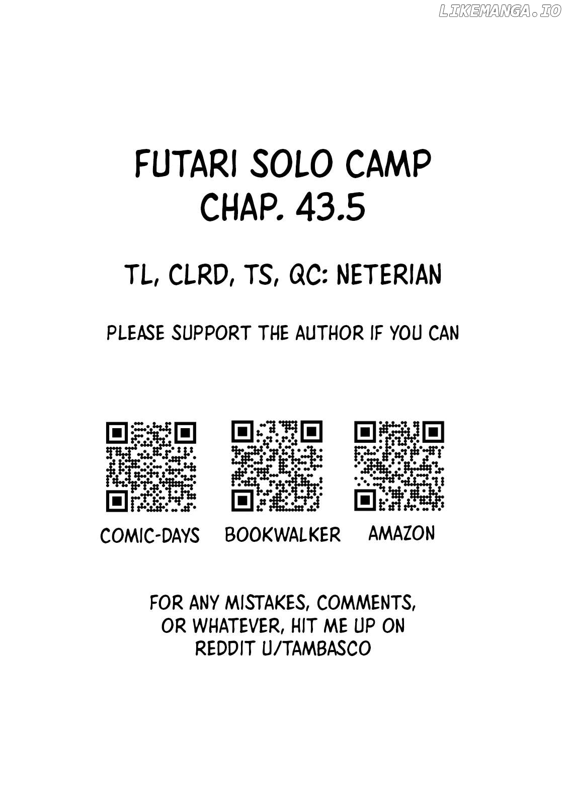Futari Solo Camp Chapter 43.5 - page 7