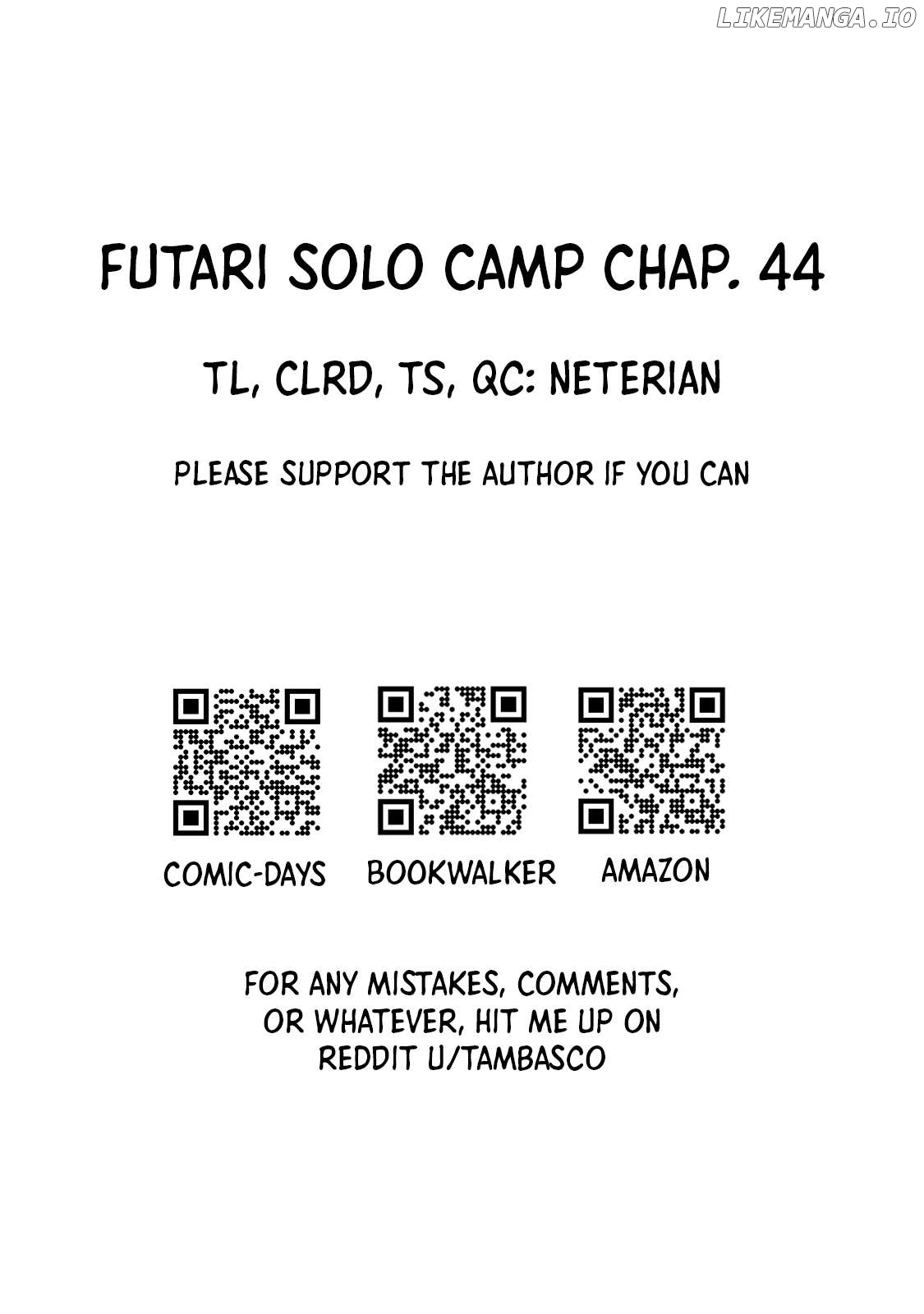 Futari Solo Camp Chapter 44 - page 27