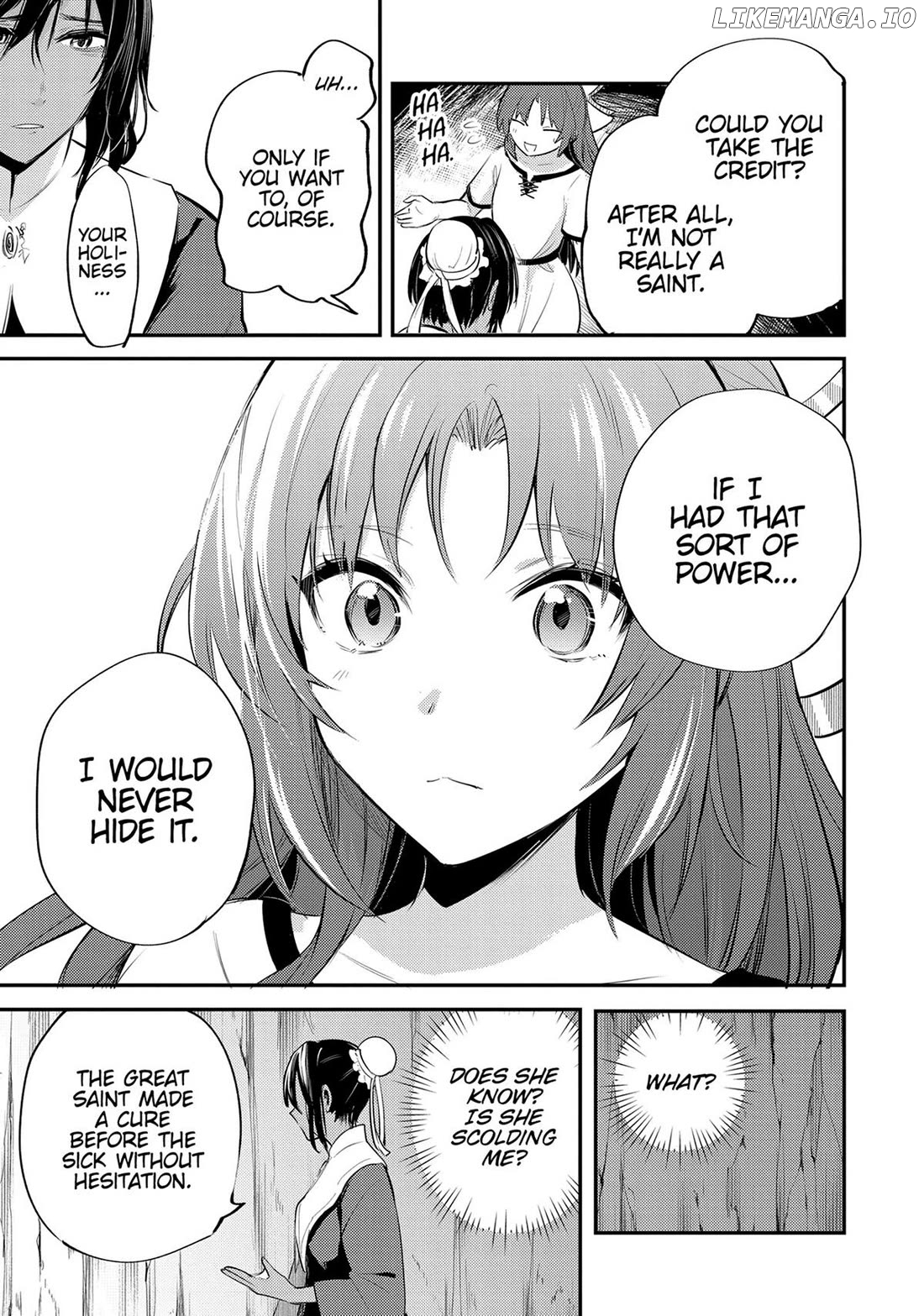 The Reincarnated Great Saint Hides That She's a Saint Chapter 32 - page 3
