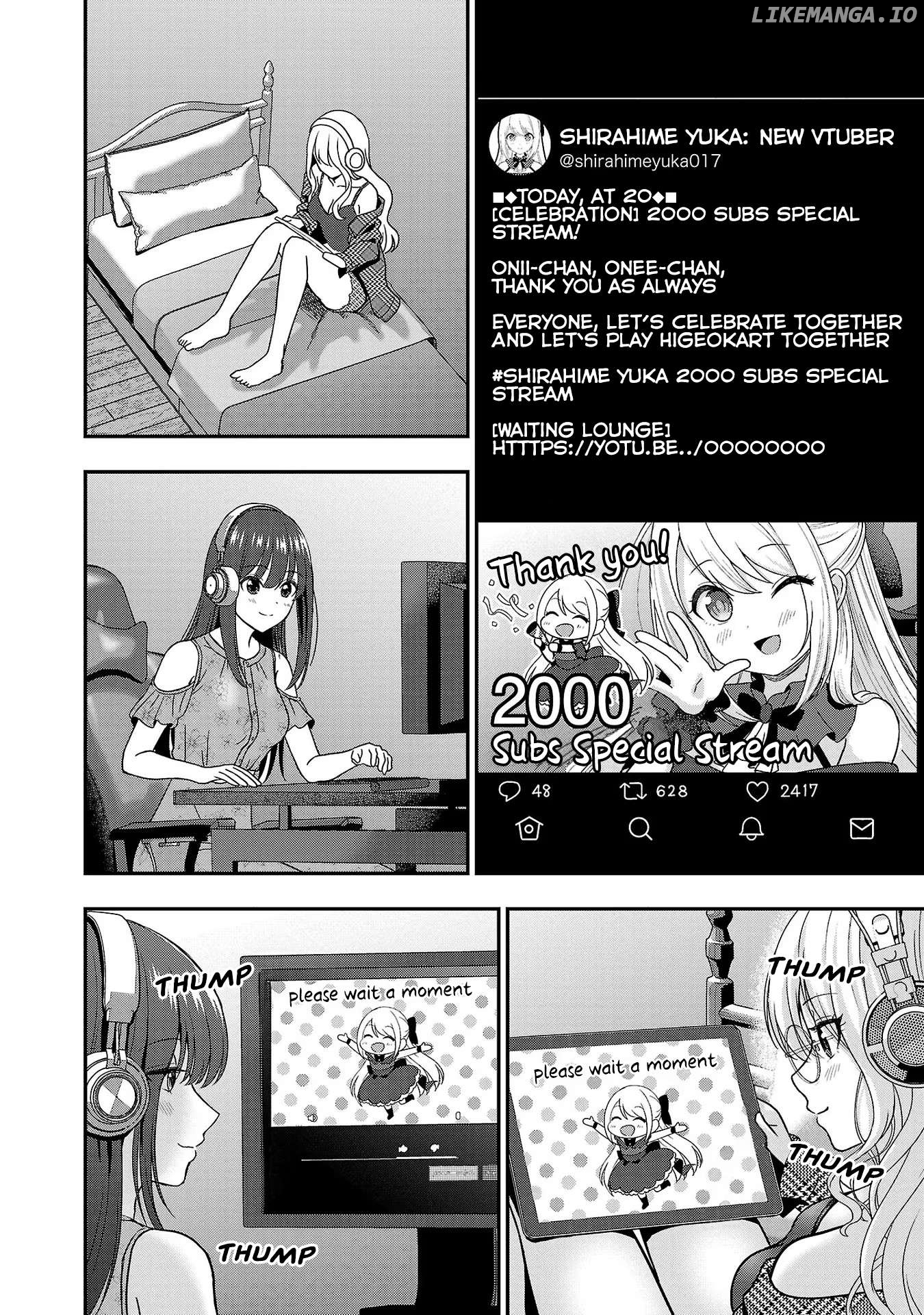 Shitsurenshita node Vtuber Hajimetara Toshiue no Onee-san ni Motemashita Chapter 8 - page 10
