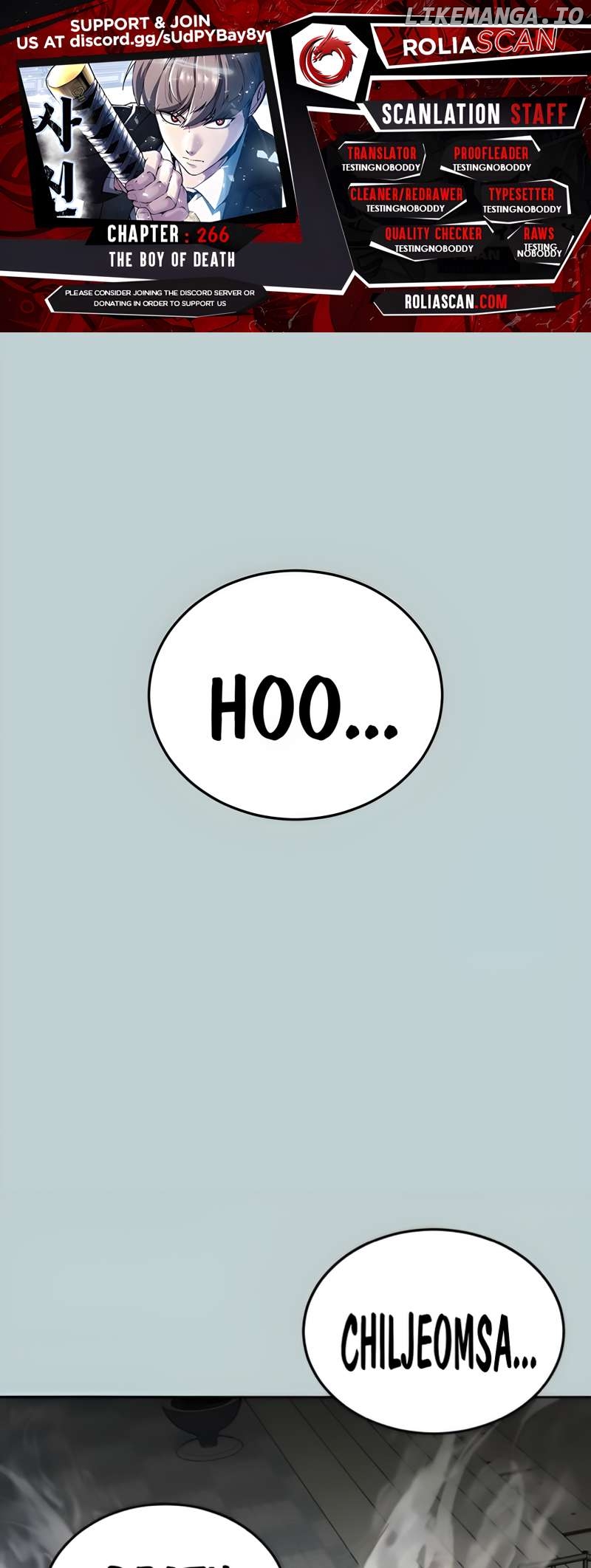 The Boy of Death Chapter 266 - page 1