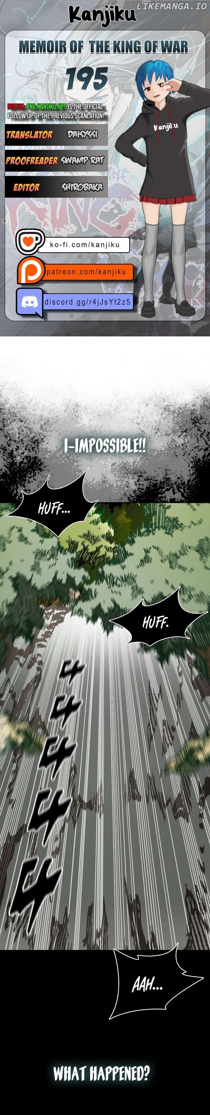 Memoir Of The King Of War Chapter 195 - page 1