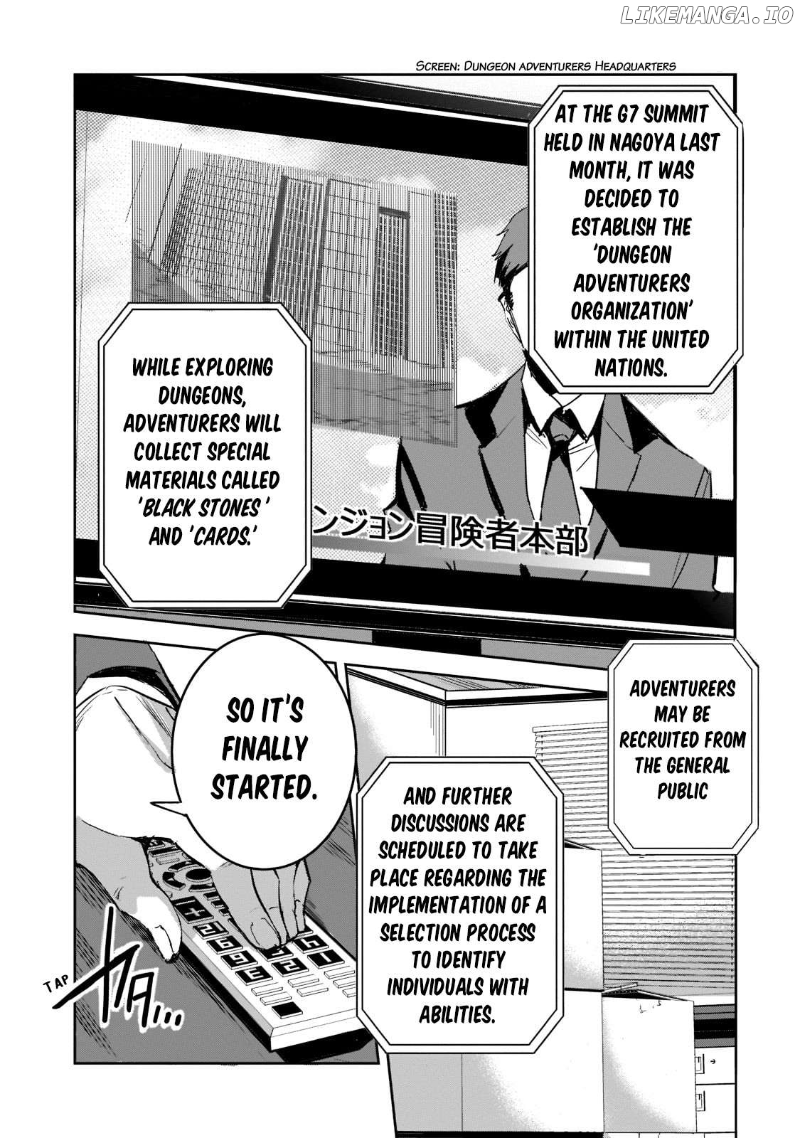 Dungeon Busters : I Am Just Middle-Aged Man, But I Save the World Because of Appeared the Dungeon in My Home Garden. Chapter 11 - page 1