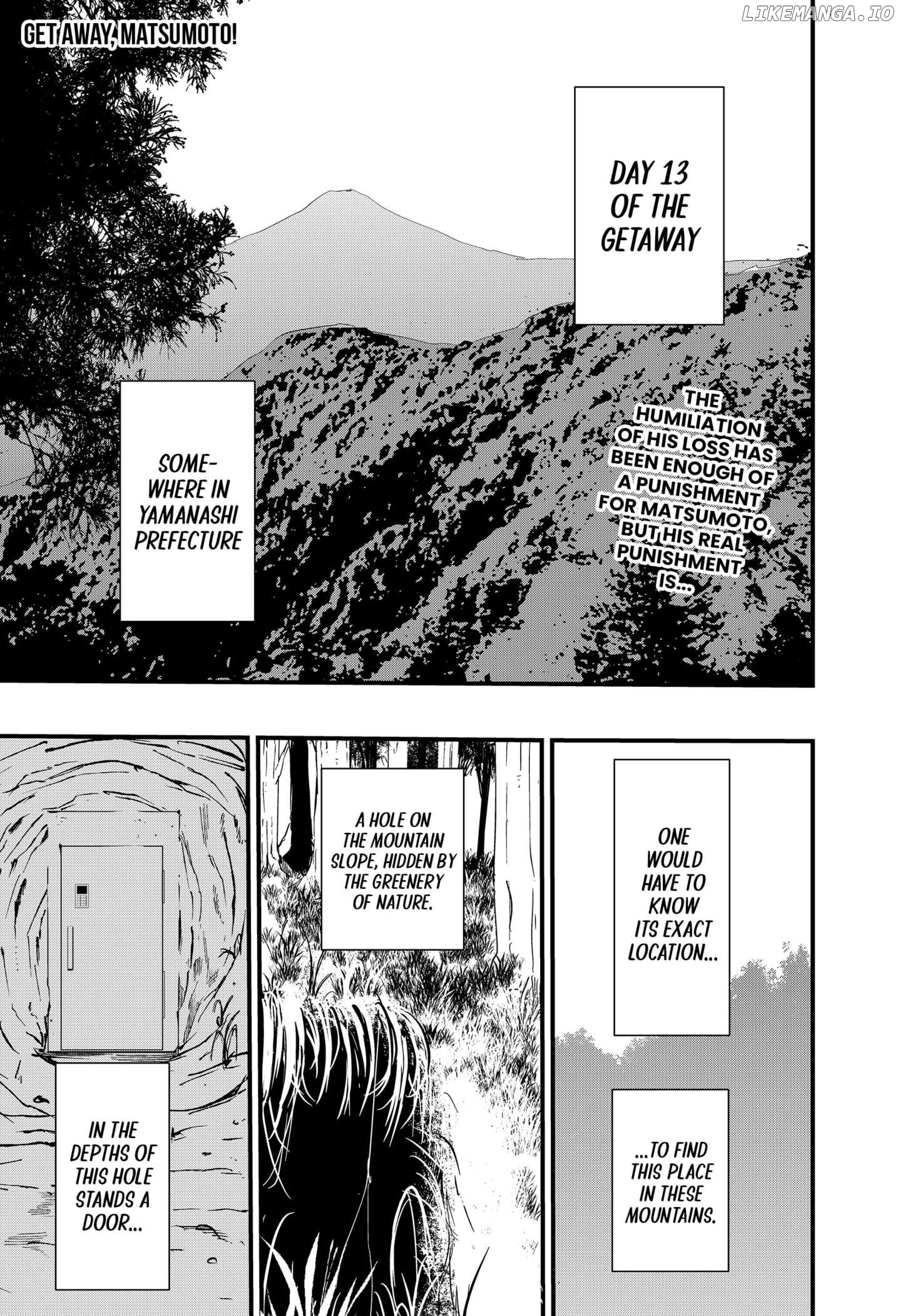 Get Away, Matsumoto！-100 days escape- Chapter 21 - page 1