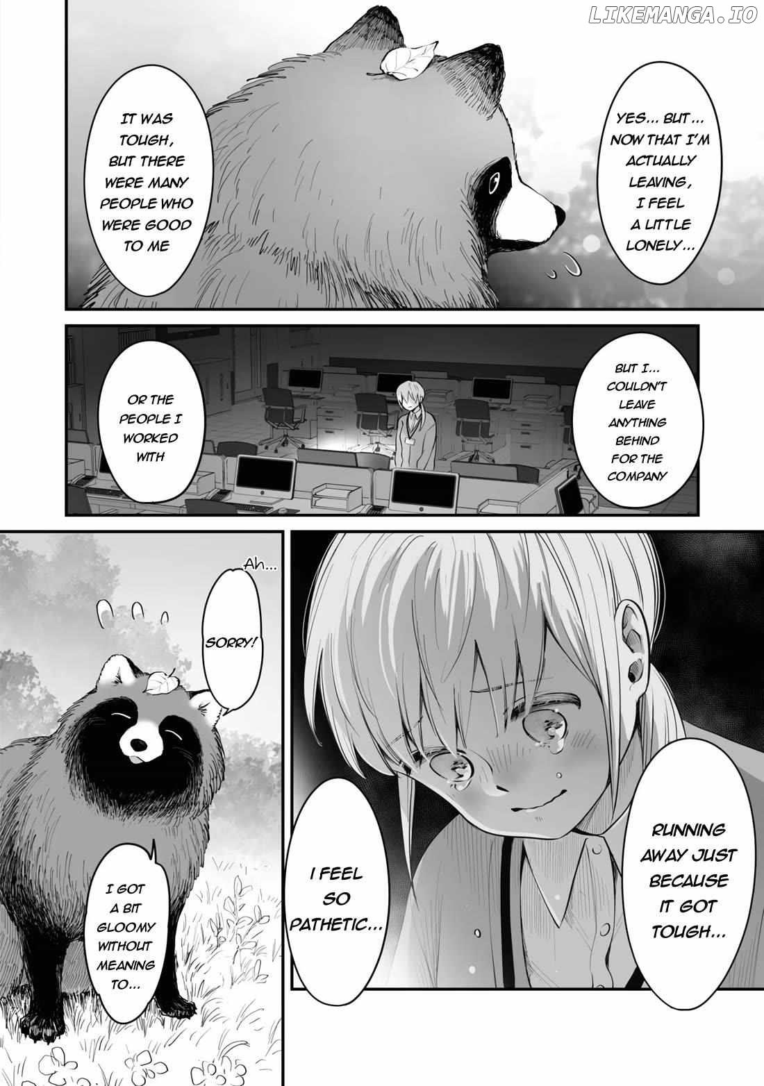 OL who was scouted by a raccoon when she tried to die Chapter 23.1 - page 4