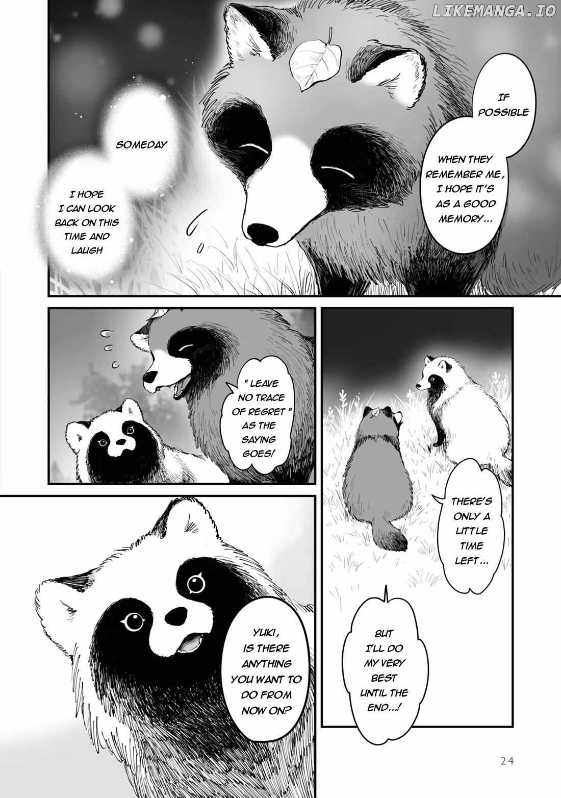 OL who was scouted by a raccoon when she tried to die Chapter 23.1 - page 6