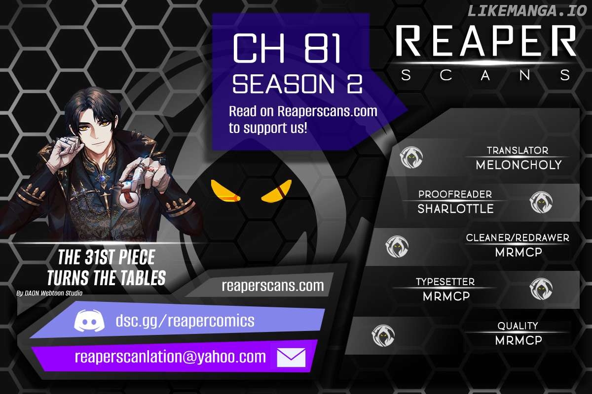 The 31st Piece Turns the Tables Chapter 81 - page 1