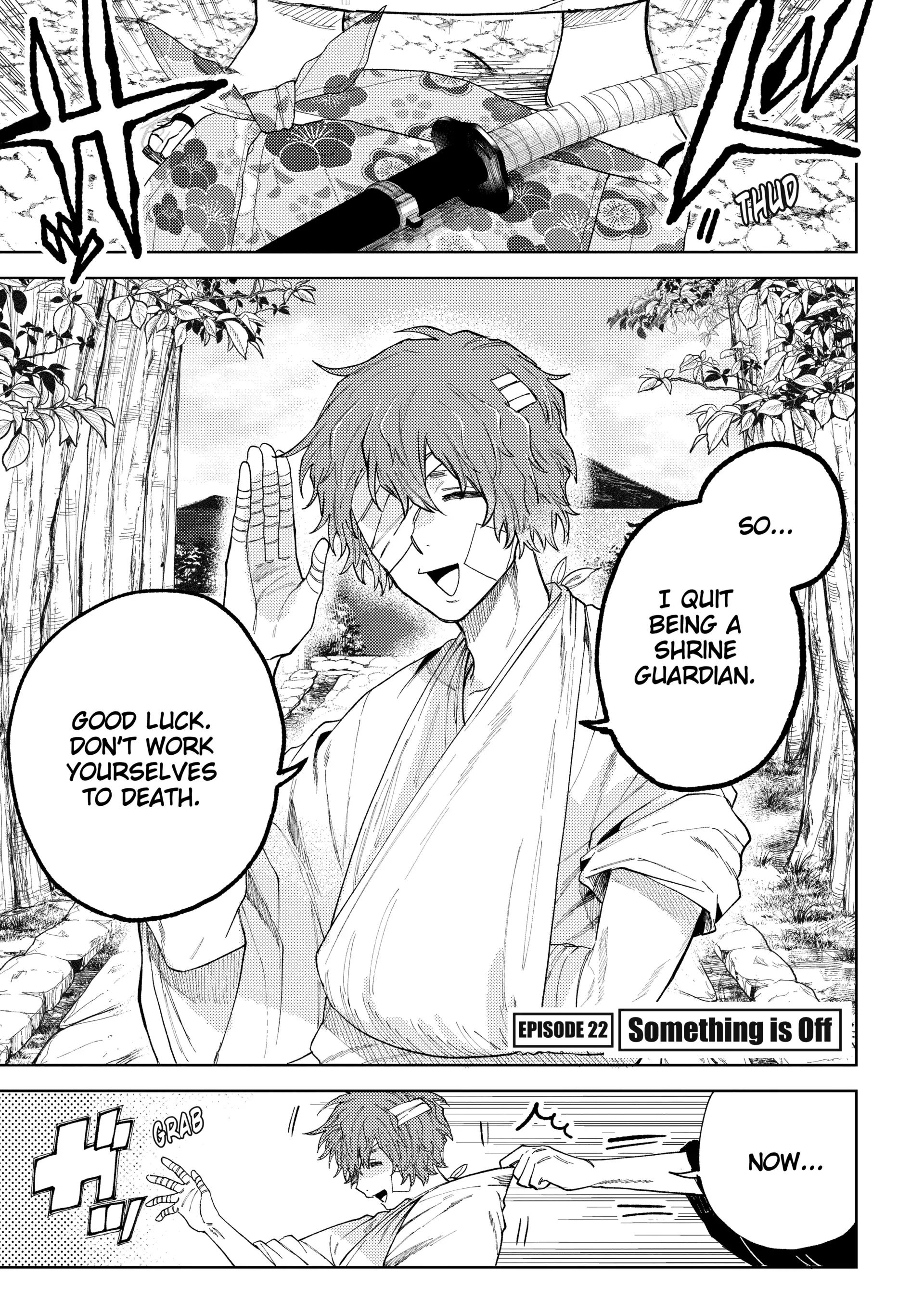 Tenguharai no Sankyoudai Chapter 22 - page 1