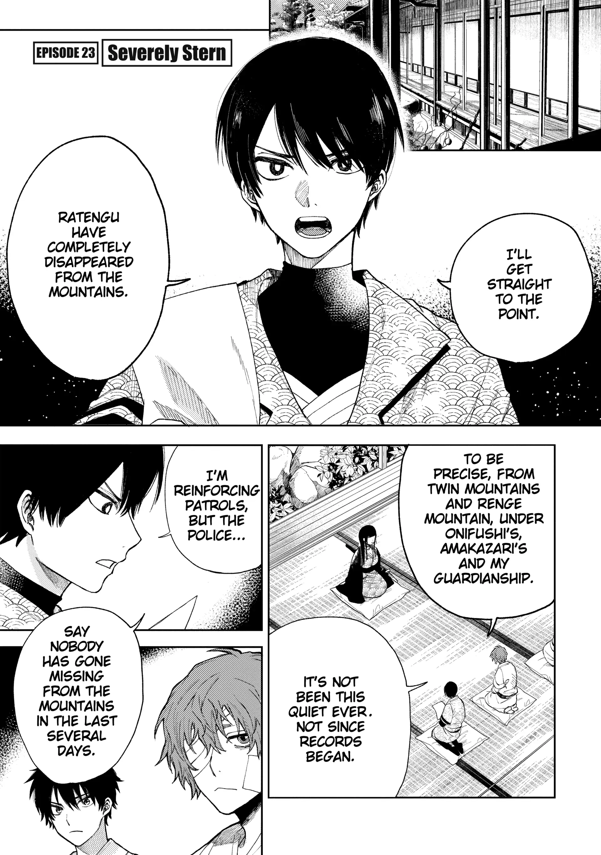 Tenguharai no Sankyoudai Chapter 23 - page 1