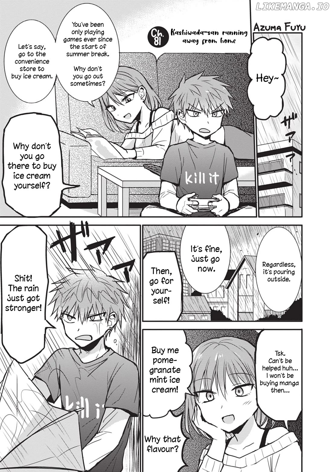 Expressionless Face Girl and Emotional Face Boy Chapter 81 - page 1
