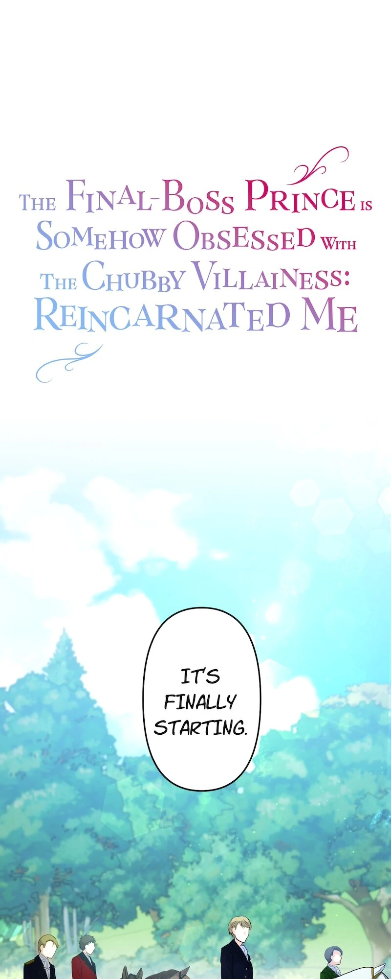 The Final-Boss Prince is Somehow Obsessed with the Chubby Villainess: Reincarnated Me Chapter 34 - page 1