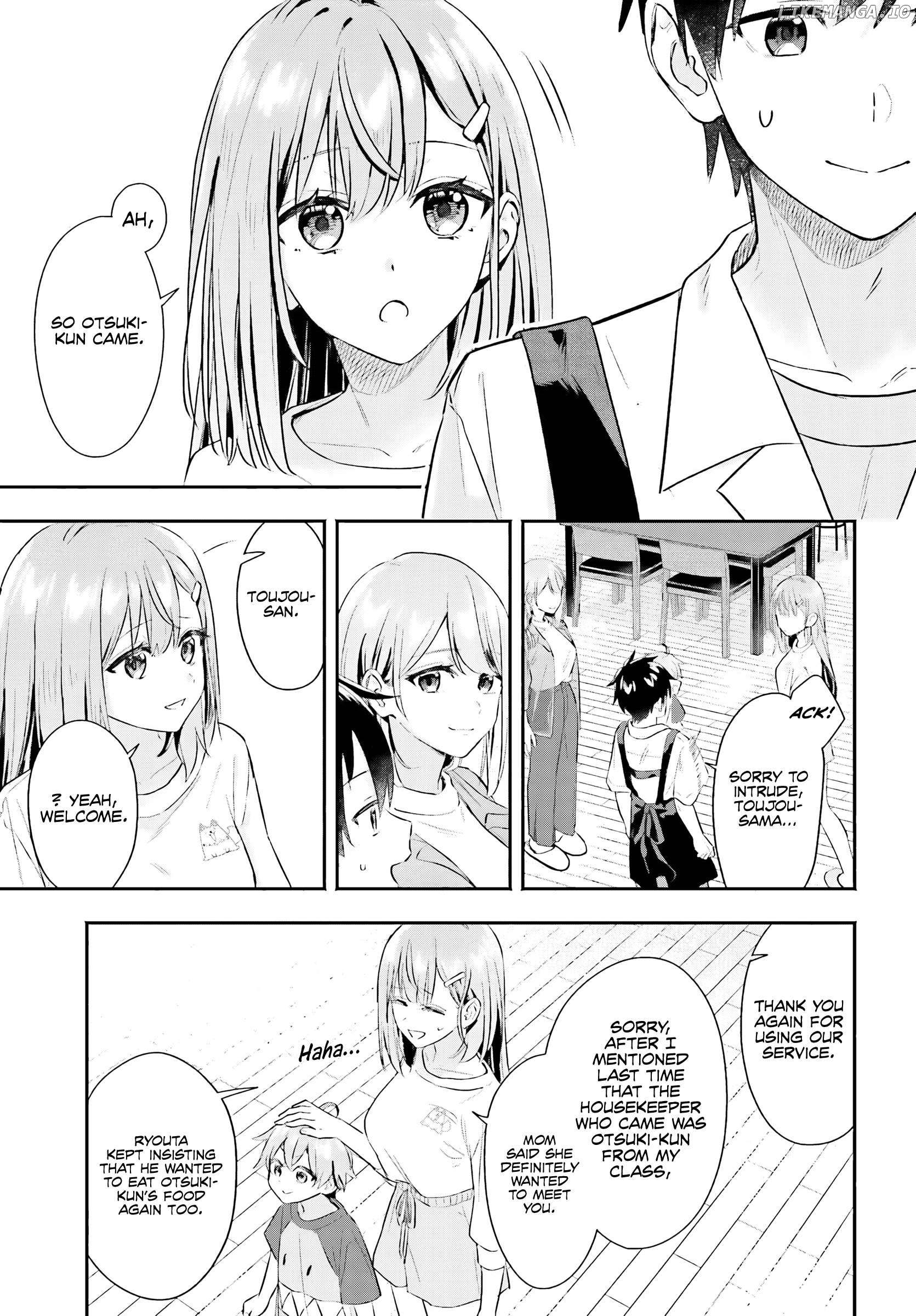Kaji daikou no arubaito wo hajimetara gakuen ichi no bishoujo no kazoku ni kiniirarechaimashita. Chapter 4 - page 8
