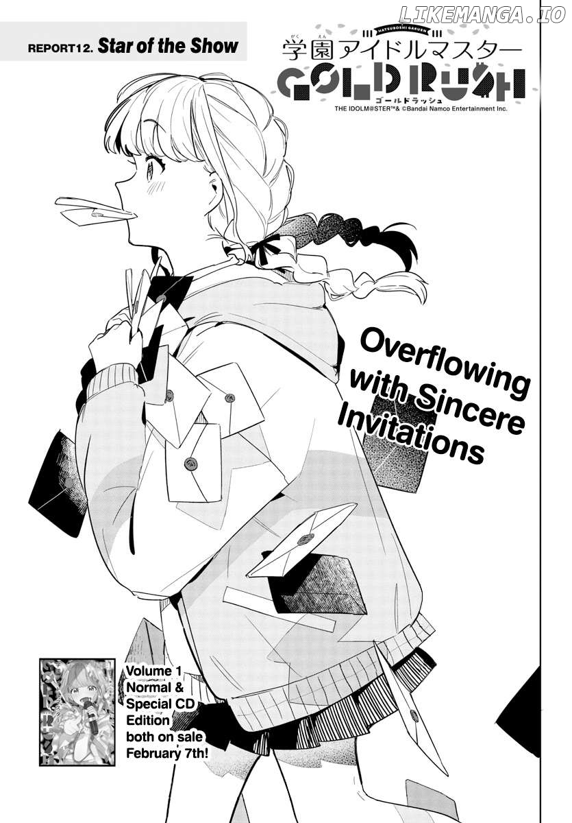 Gakuen Idolm@ster Gold Rush Chapter 12 - page 1