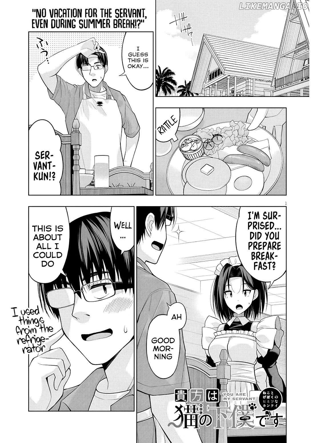 Anata wa Watashi no Geboku desu – Neko to Geboku no Himitsu no Kankei Chapter 9 - page 2