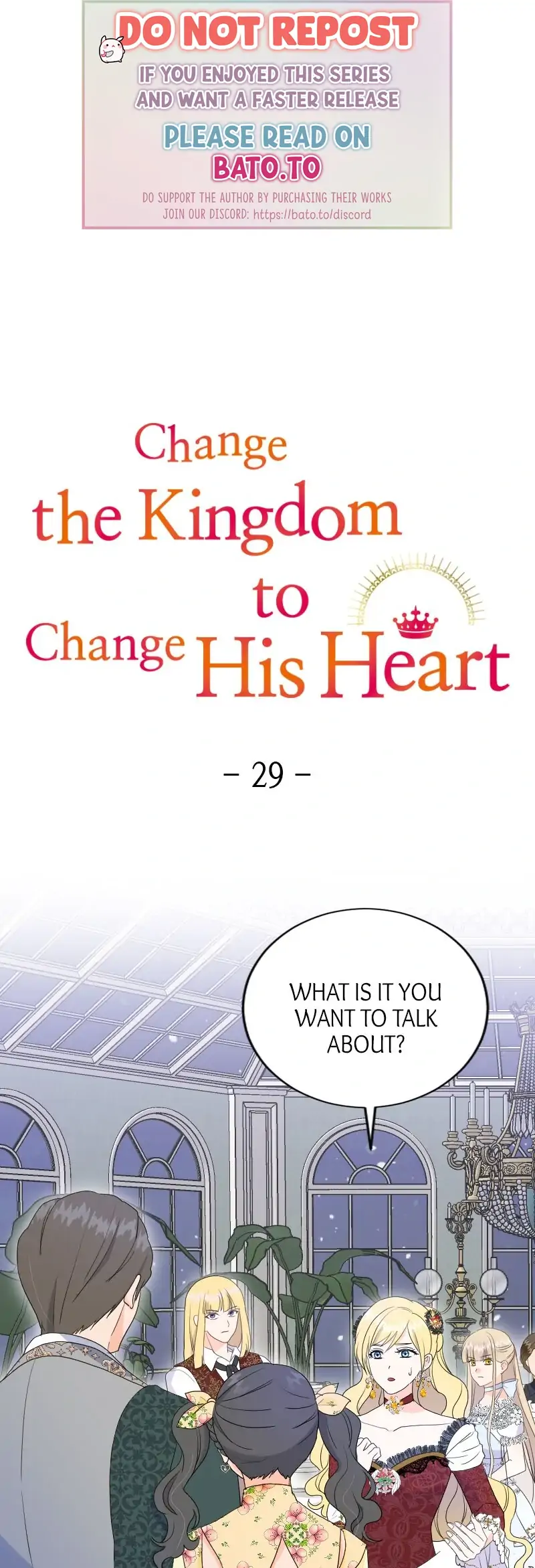 Change the Kingdom to Change His Heart Chapter 29 - page 1