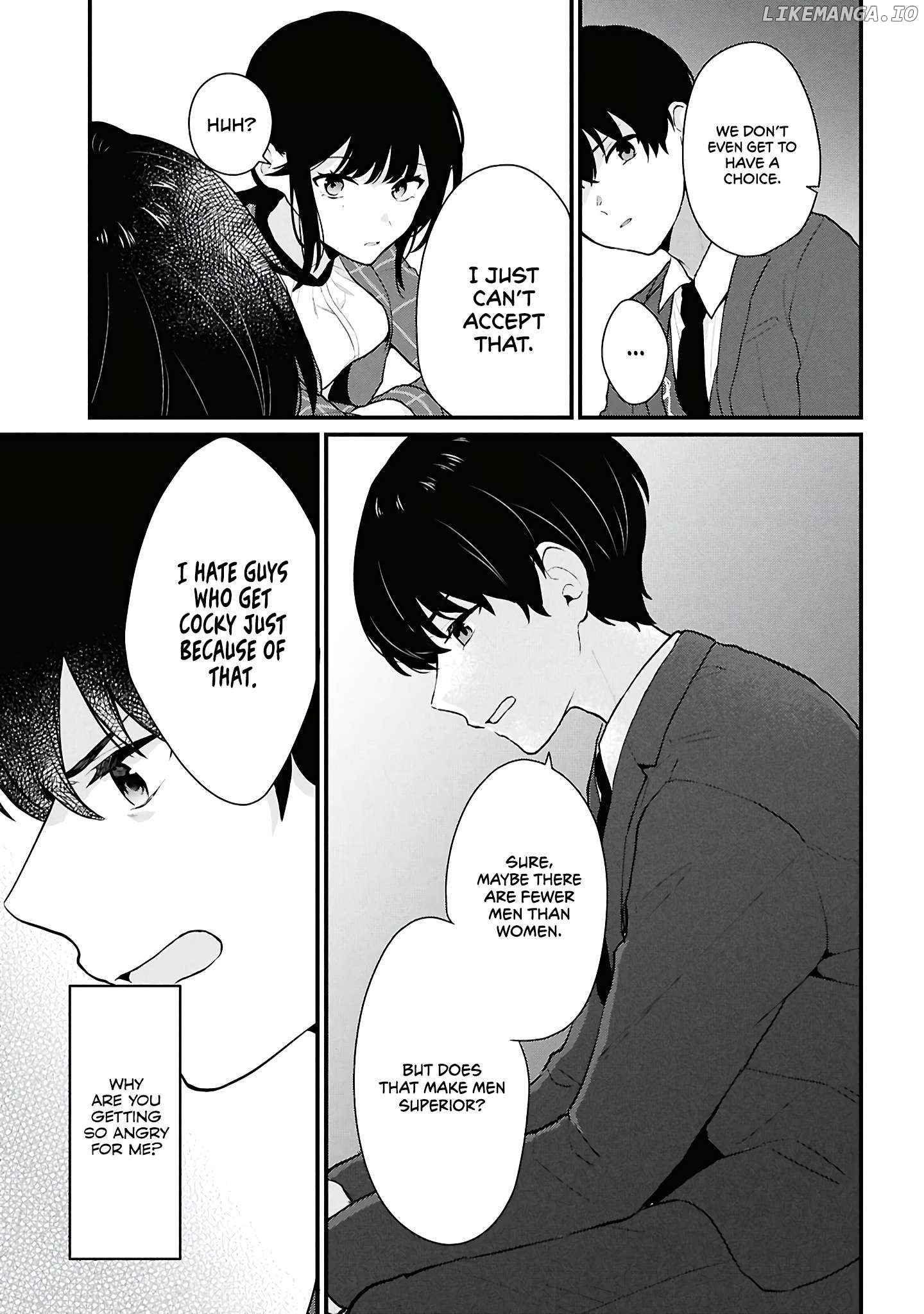 Did you think you could live normally even in a world with a 1:5 male-to-female ratio?~When deeply intense feelings of the girls are unknowingly toyed with by the an oblivious boy~ Chapter 4 - page 33