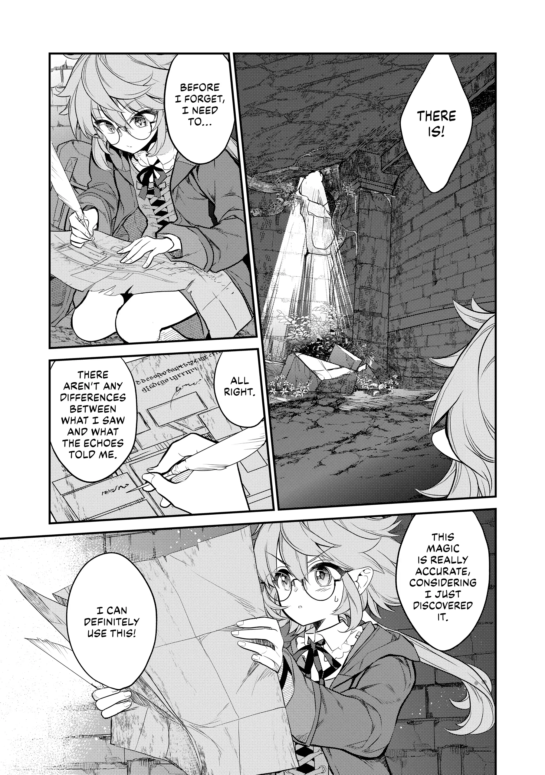 Kaketa Tsuki no Mercedes ~Kyuuketsuki no Kizoku ni Tensei Shitakedo Suterare Sounanode Dungeon wo Seihasuru~ @COMIC Chapter 4 - page 15