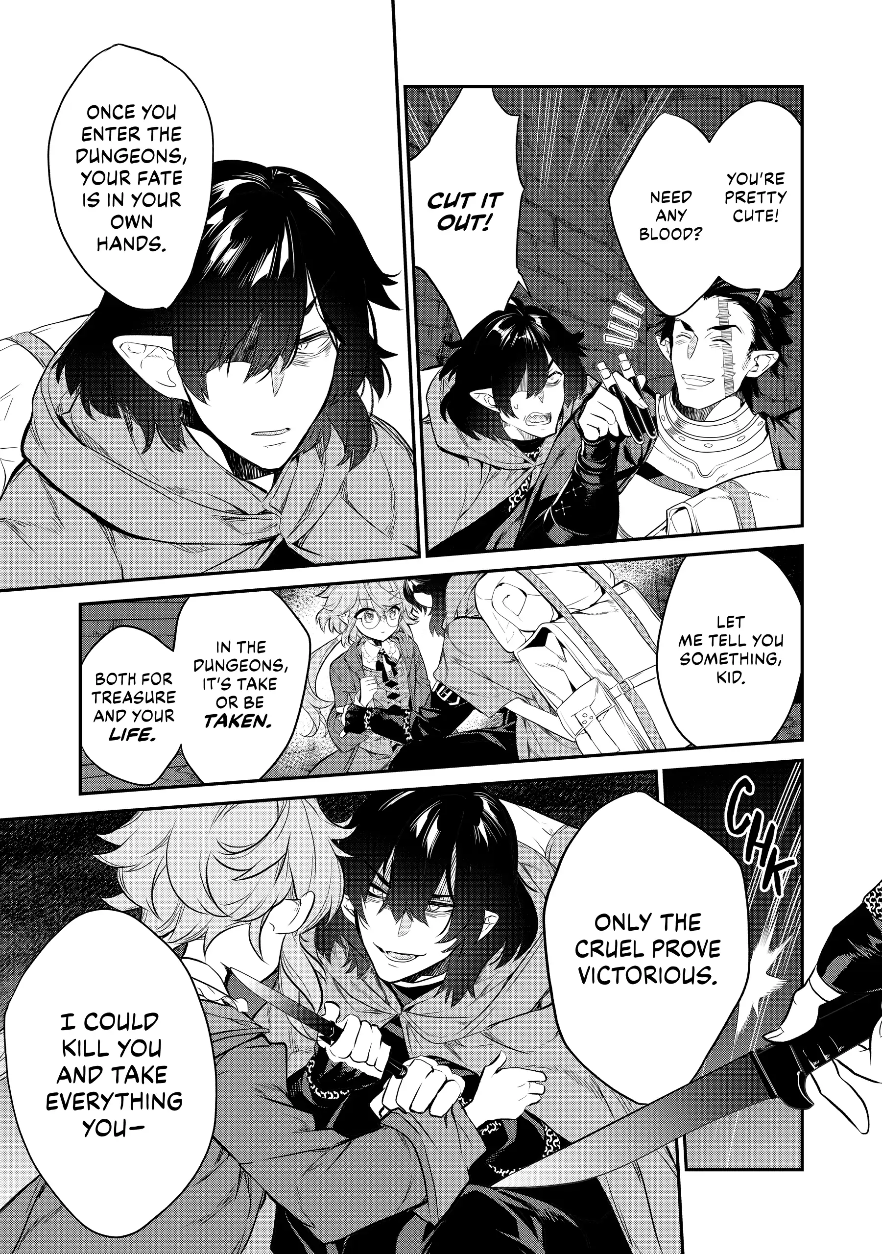 Kaketa Tsuki no Mercedes ~Kyuuketsuki no Kizoku ni Tensei Shitakedo Suterare Sounanode Dungeon wo Seihasuru~ @COMIC Chapter 4 - page 19