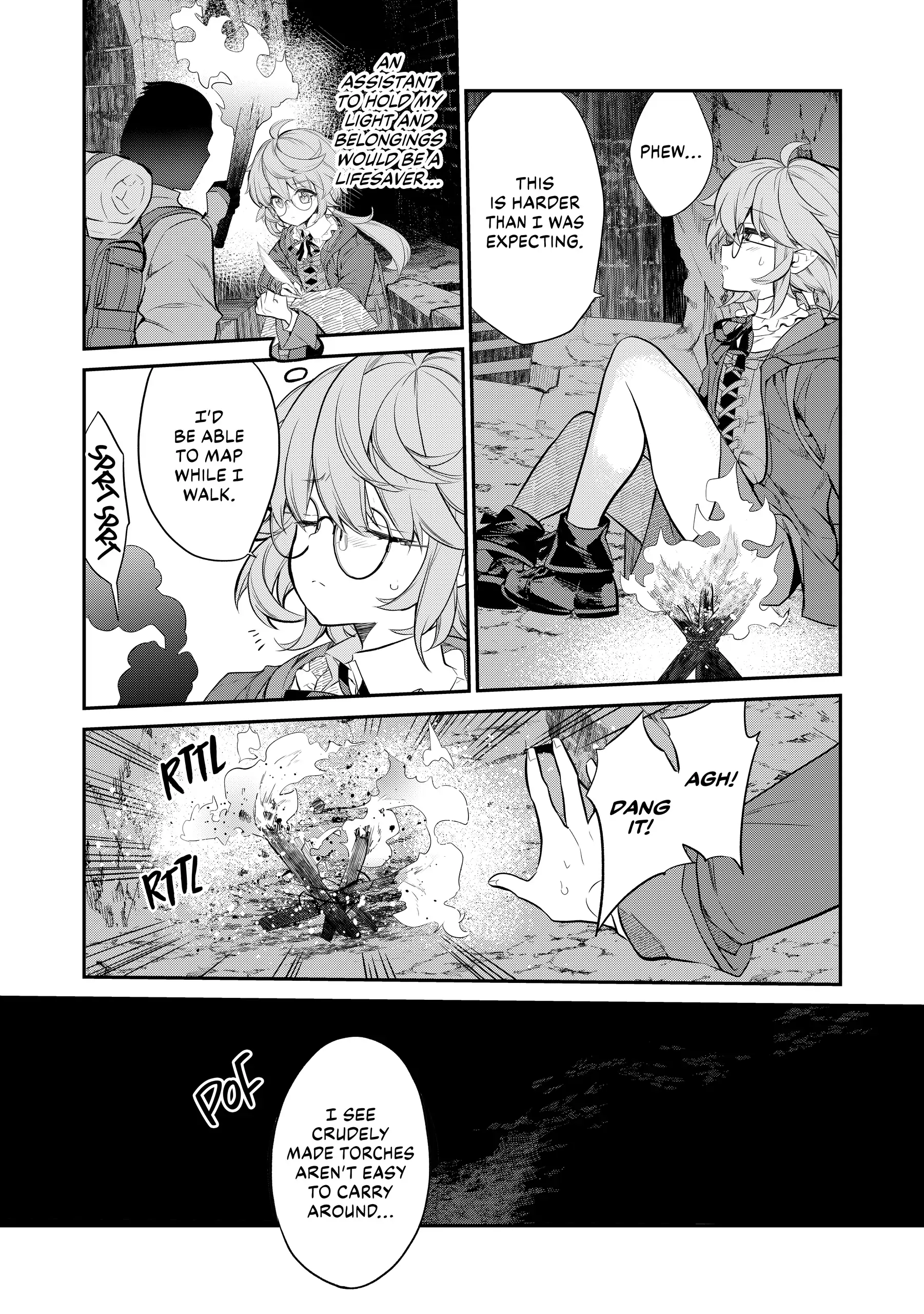 Kaketa Tsuki no Mercedes ~Kyuuketsuki no Kizoku ni Tensei Shitakedo Suterare Sounanode Dungeon wo Seihasuru~ @COMIC Chapter 4 - page 8