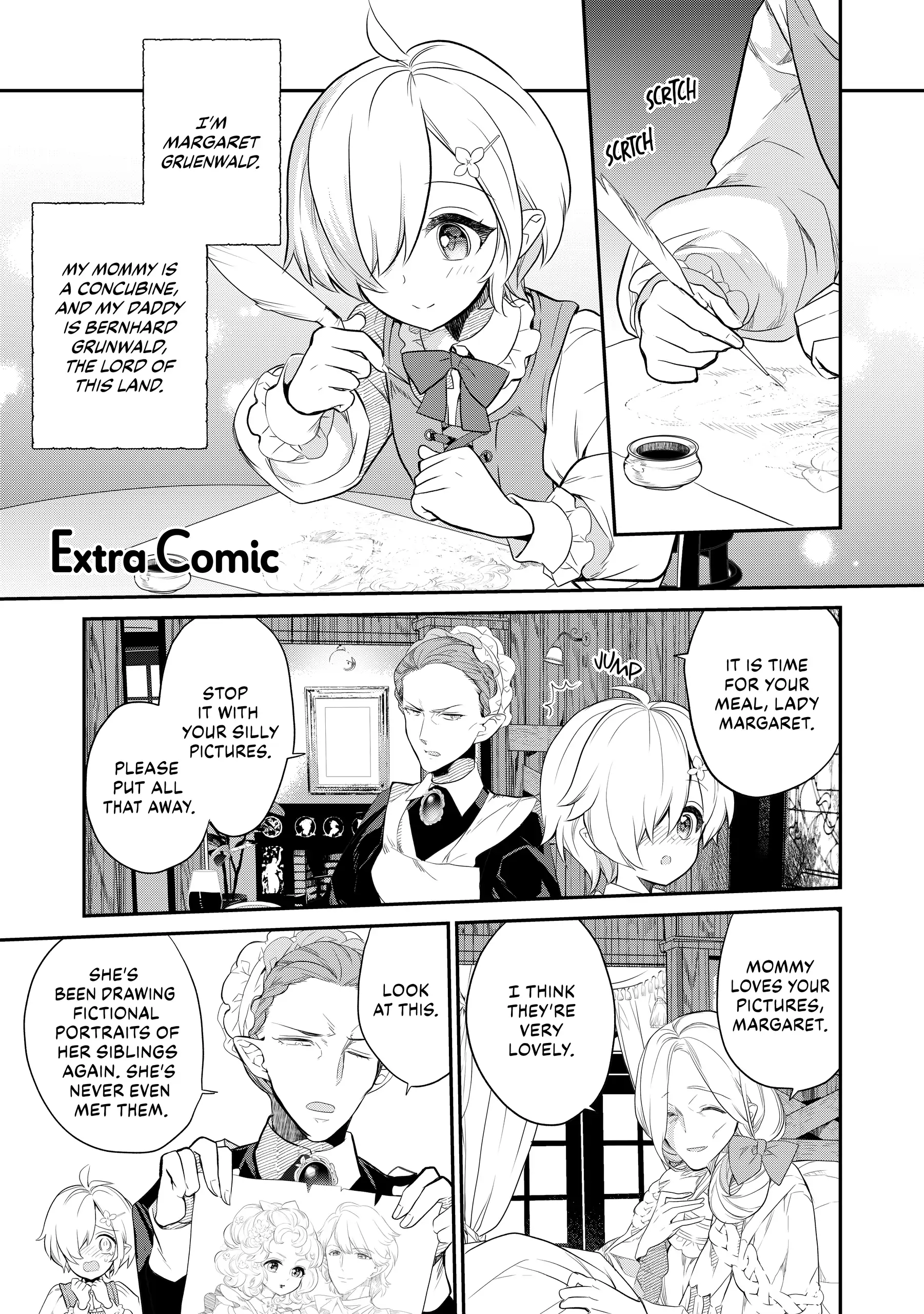 Kaketa Tsuki no Mercedes ~Kyuuketsuki no Kizoku ni Tensei Shitakedo Suterare Sounanode Dungeon wo Seihasuru~ @COMIC Chapter 4.5 - page 1