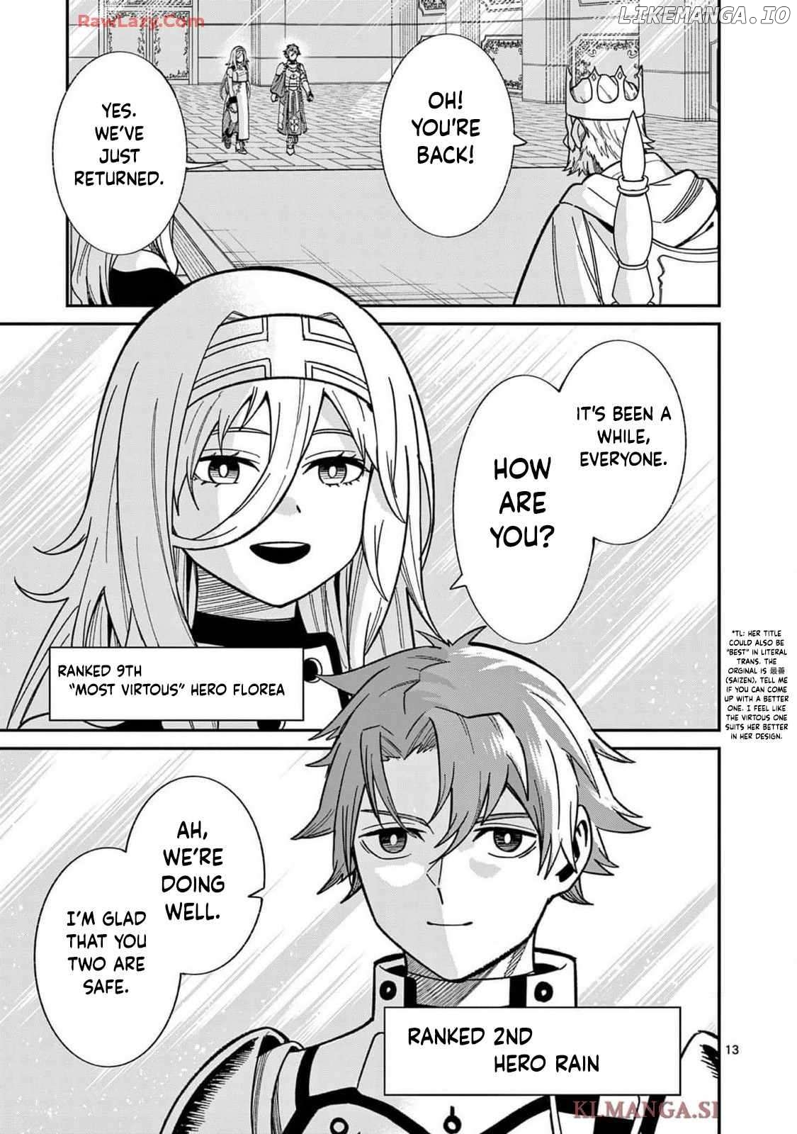 Power-Hara Genkai Yuusha, Maougun kara Koutaiguu de Scout sareru ~Yuusha Ranking 1-i na no ni Tedori ga Gomi sugite Seikatsu Dekimasen~ Chapter 11 - page 13