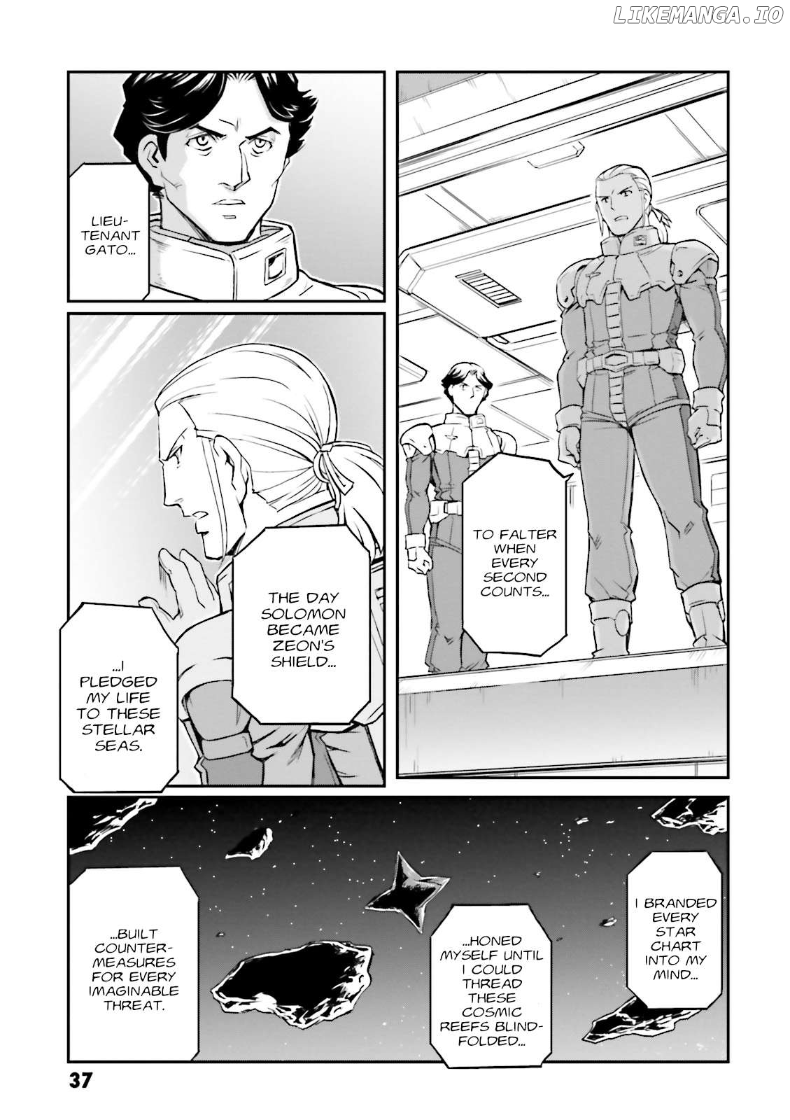 Mobile Suit Gundam MSV-R Legend of the Universal Century Heroes: The Fabulous Shin Matsunaga Chapter 29 - page 35
