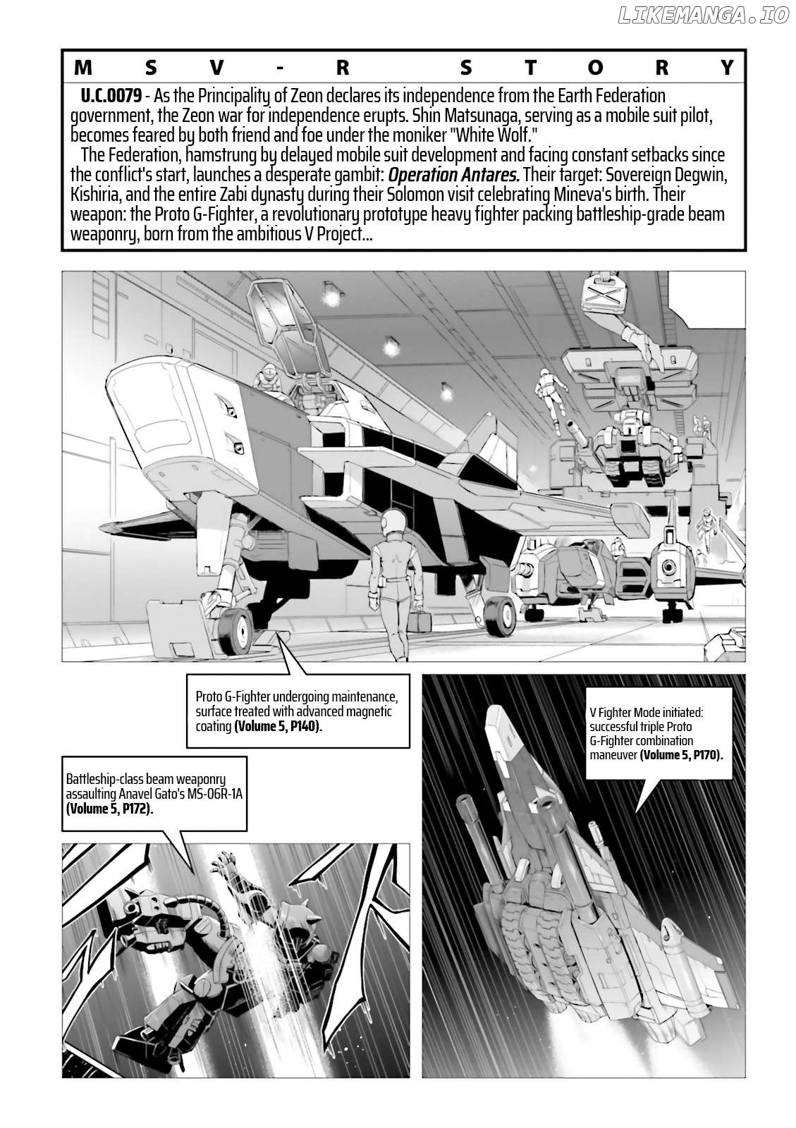 Mobile Suit Gundam MSV-R Legend of the Universal Century Heroes: The Fabulous Shin Matsunaga Chapter 29 - page 6
