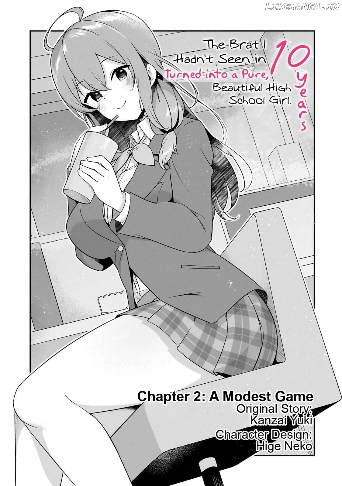 10-Nen Buri ni Saikai shita Kusogaki wa Seijun Bishoujo JK ni Seichou shiteita Chapter 2.1 - page 2