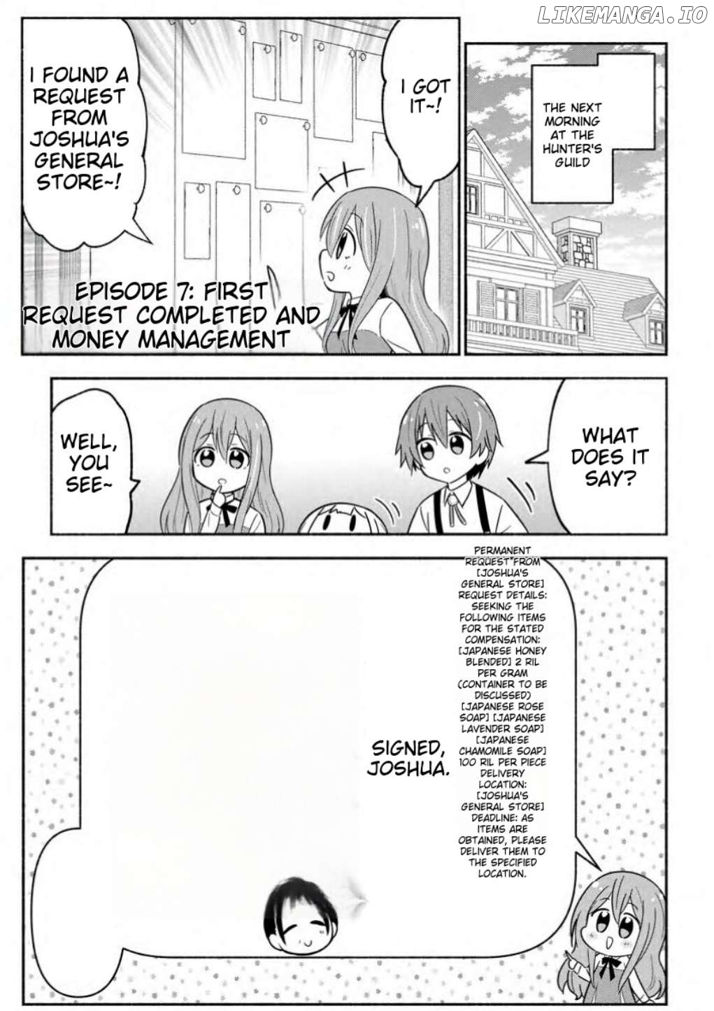 Isekai No Ochibi-chan wa Kyou mo Nanika wo Tsukuri Dasu Chapter 7 - page 1