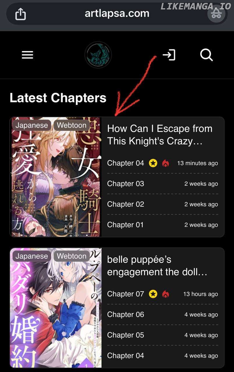 How can I escape from this knight’s crazy love?! Chapter 2 - page 1