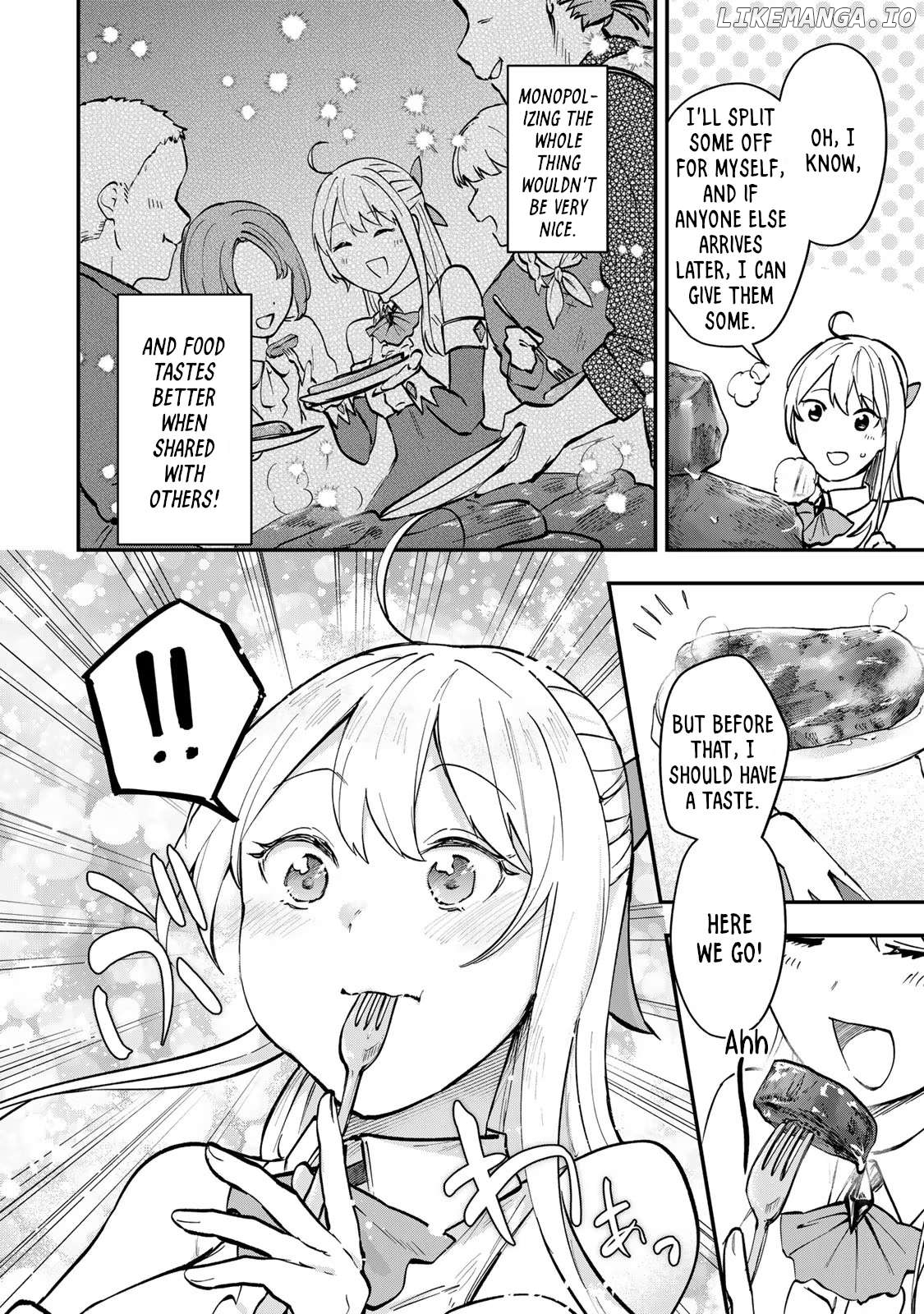 [Pakupaku desu wa] Tsuihousareta Ojou-sama no "Monster wo Taberu Hodo Tsuyoku Naru" Skill wa, 1-shoku de 1 Level Up suru Zendaimimon no Saikyou Skill deshita. 3-nichi de Jinrui Saikyou ni narimashita wa~! Chapter 3 - page 28