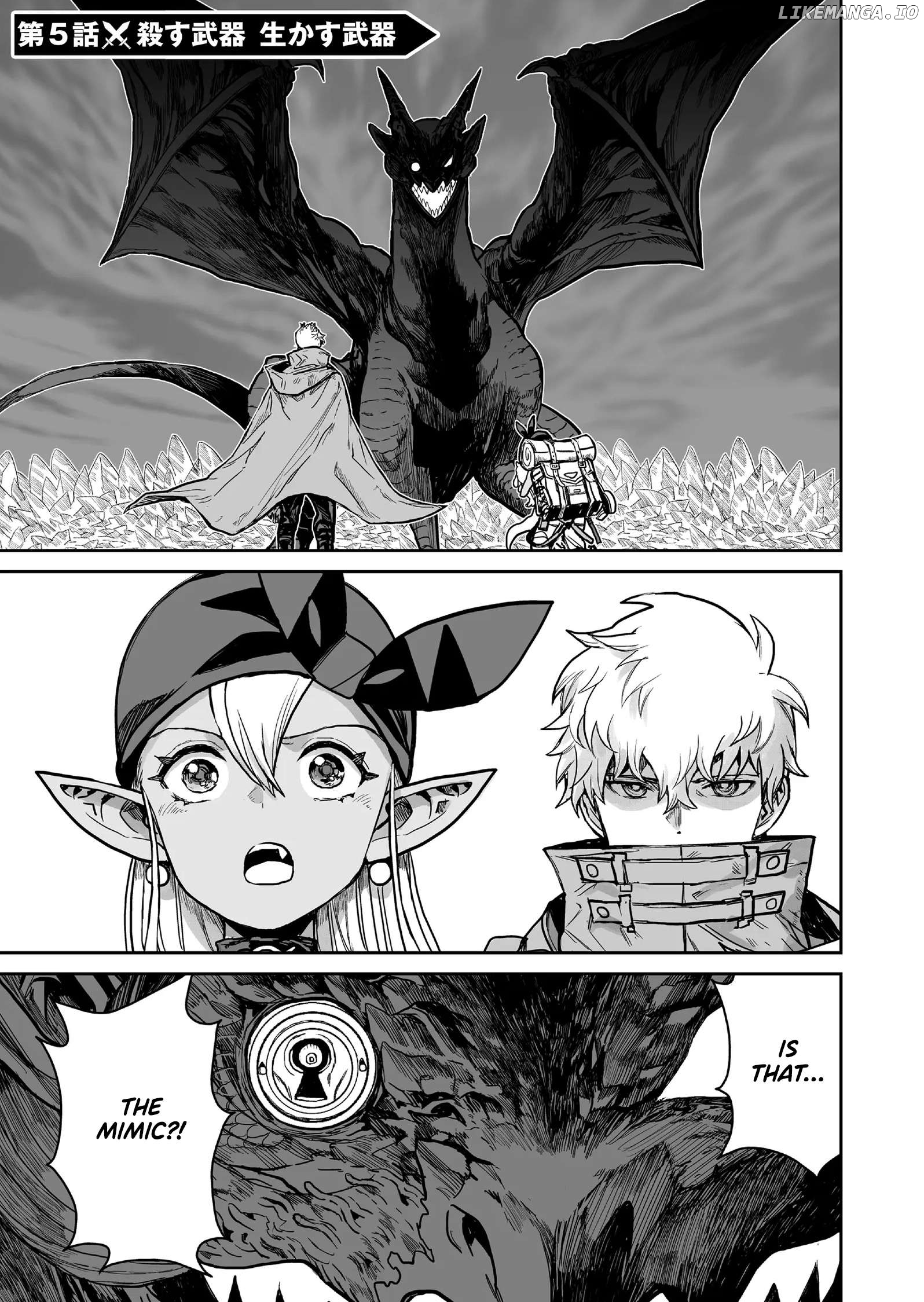 Abandoned: The Hero Who's So Strong He Breaks Every Weapon and The Elf Blacksmith Chapter 5 - page 1