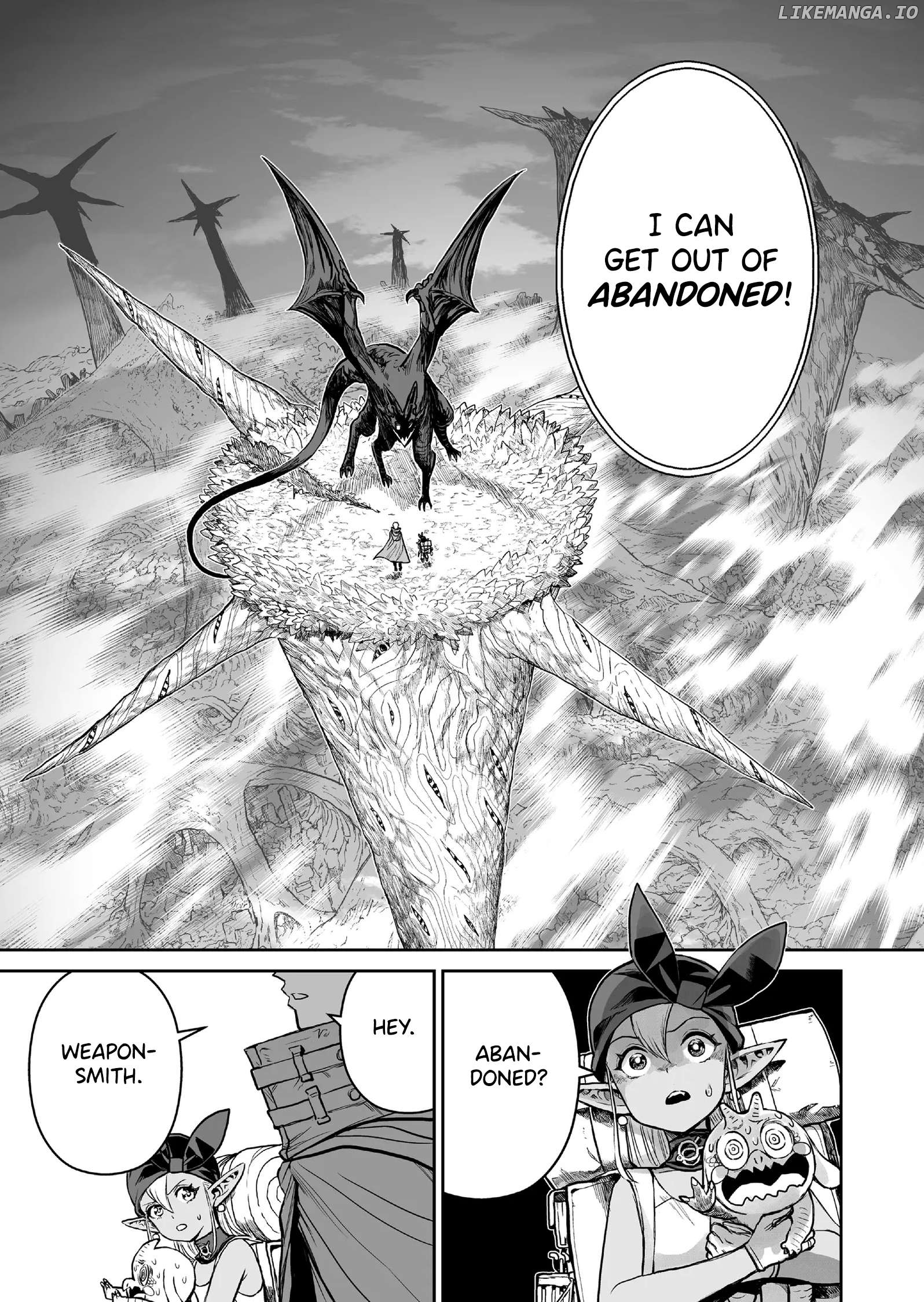 Abandoned: The Hero Who's So Strong He Breaks Every Weapon and The Elf Blacksmith Chapter 5 - page 3
