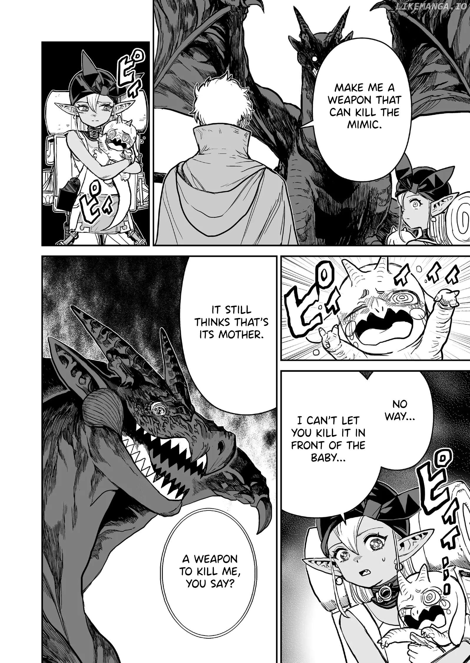 Abandoned: The Hero Who's So Strong He Breaks Every Weapon and The Elf Blacksmith Chapter 5 - page 4