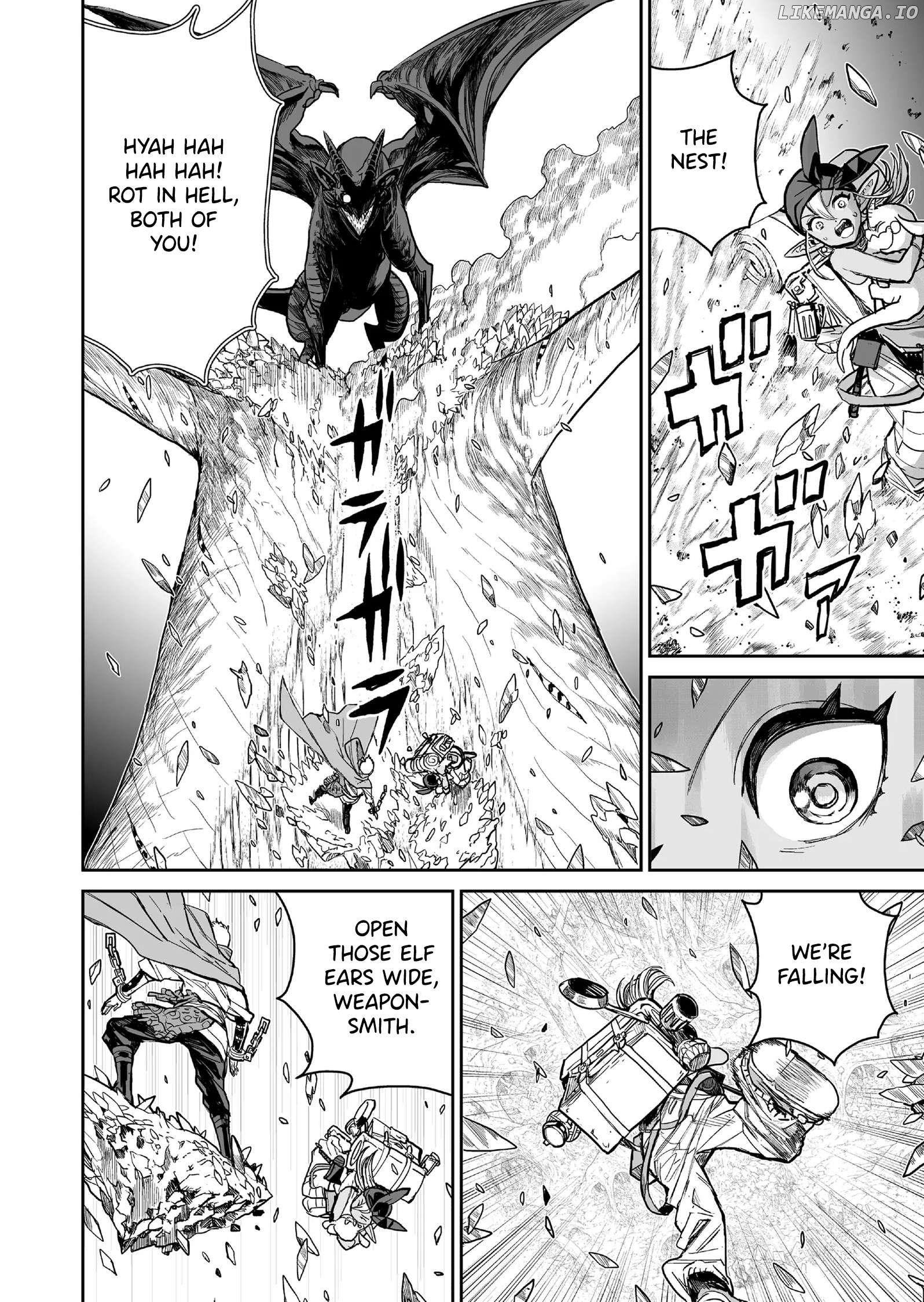 Abandoned: The Hero Who's So Strong He Breaks Every Weapon and The Elf Blacksmith Chapter 5 - page 6
