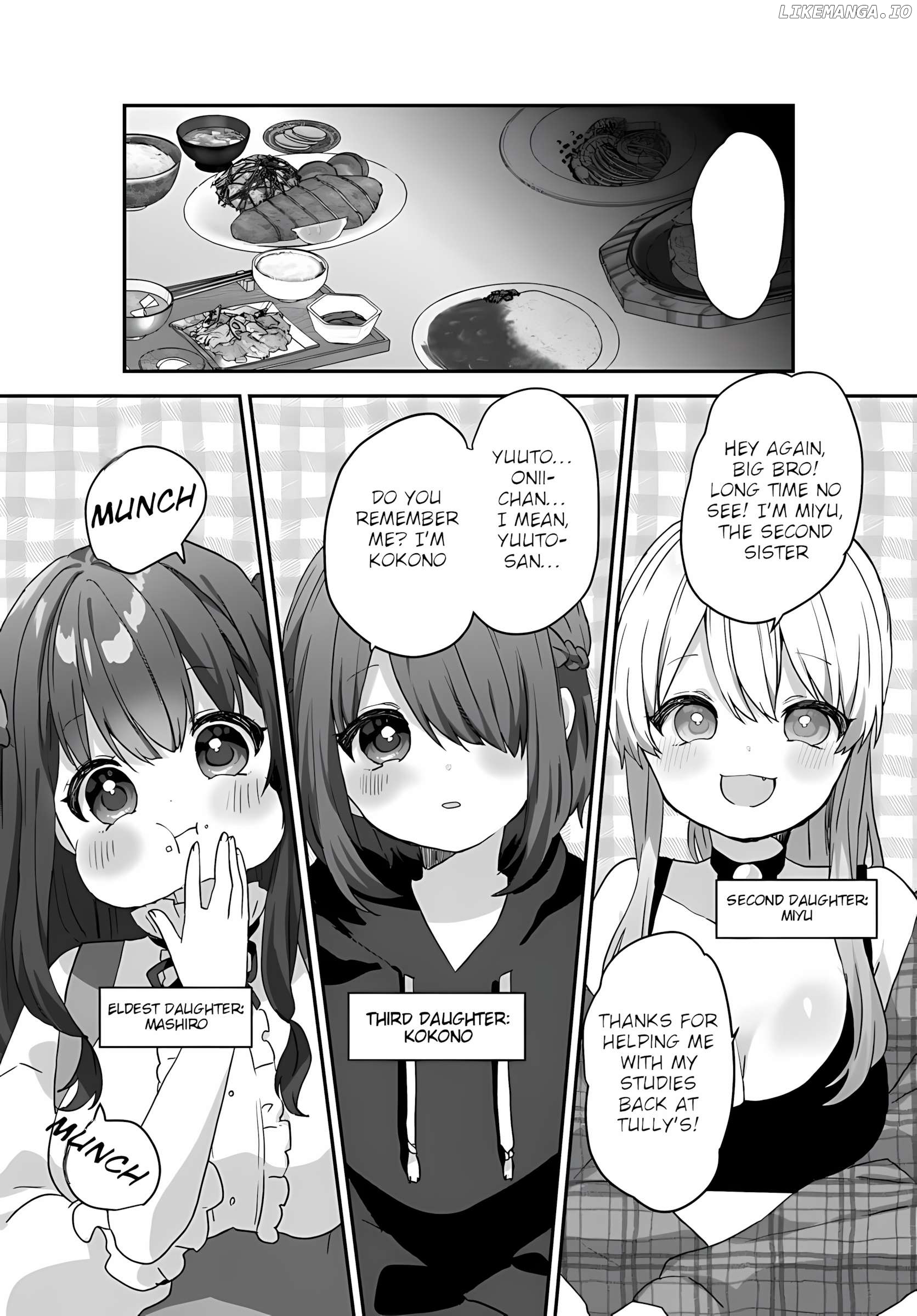 Daigaku Nyuugakuji Kara Uwasa Sareteita Bishoujo San Shimai, Ikiwakareteita Gimai Datta. Chapter 2.1 - page 6