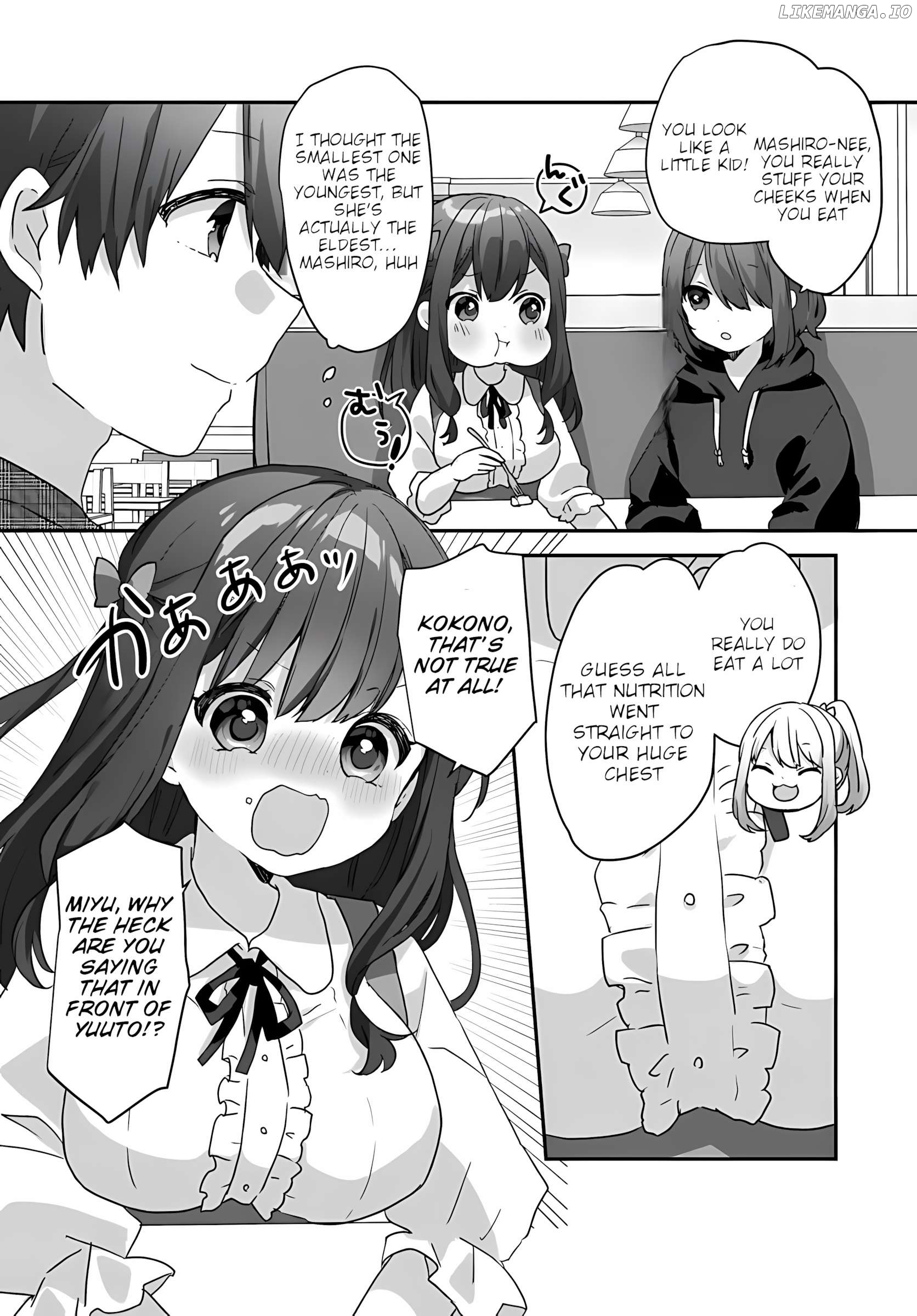 Daigaku Nyuugakuji Kara Uwasa Sareteita Bishoujo San Shimai, Ikiwakareteita Gimai Datta. Chapter 2.1 - page 7