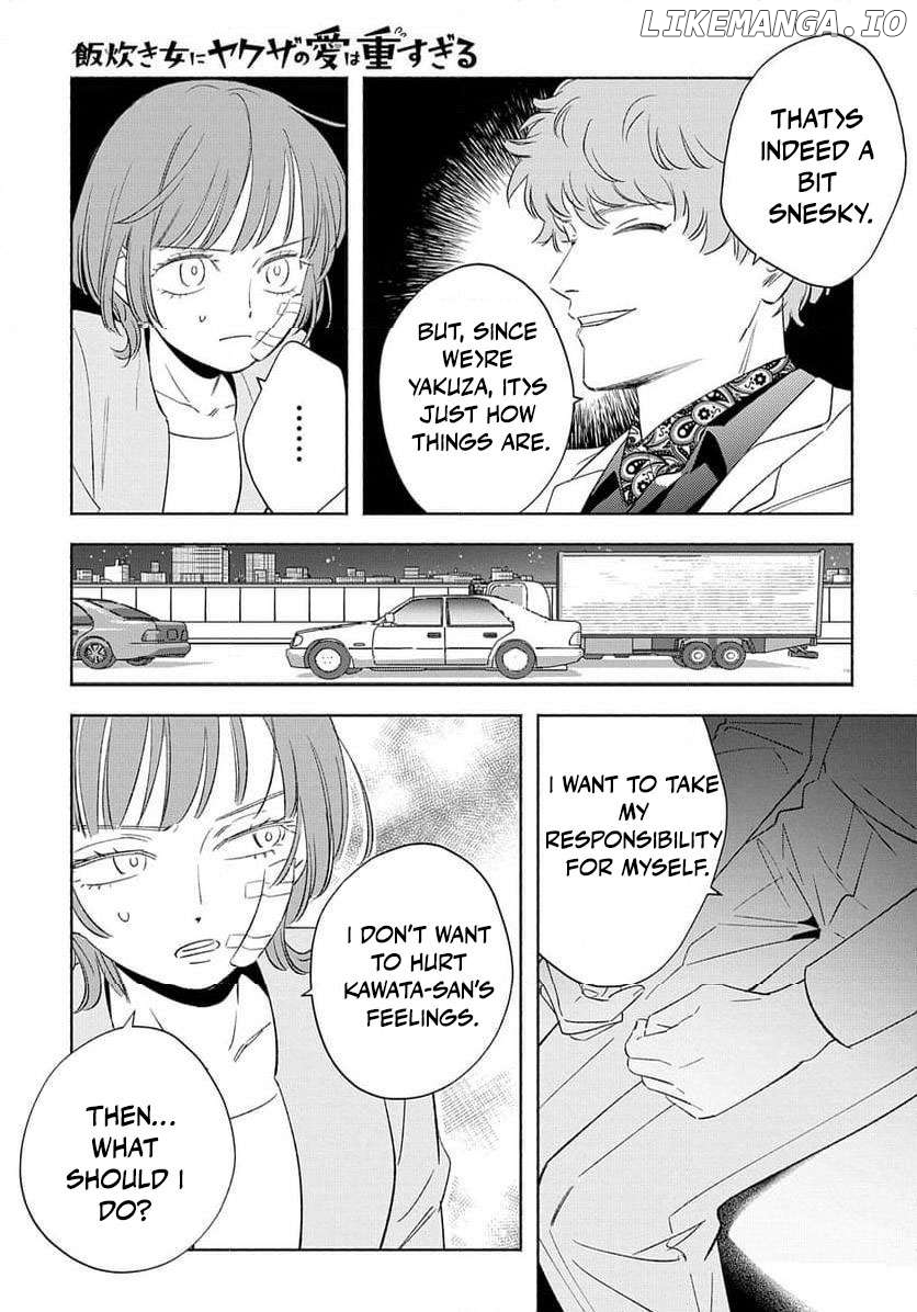 Yakuza love is too heavy for a girl who cooks rice Chapter 6 - page 28