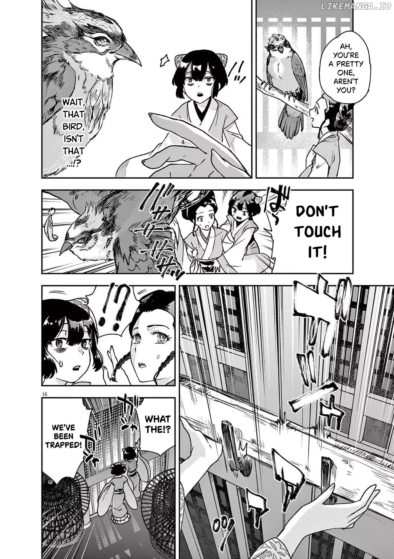 Ansatsu Koukyuu ~Ansatsu Nyokan Karin wa Yuttari Ikitai~ Chapter 2 - page 16