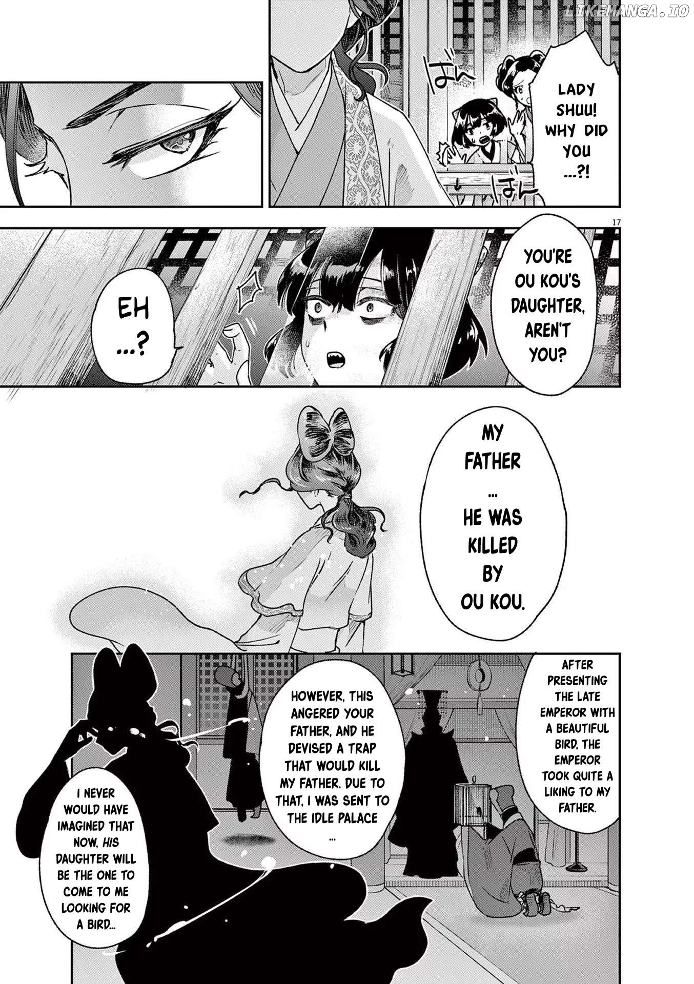 Ansatsu Koukyuu ~Ansatsu Nyokan Karin wa Yuttari Ikitai~ Chapter 2 - page 17