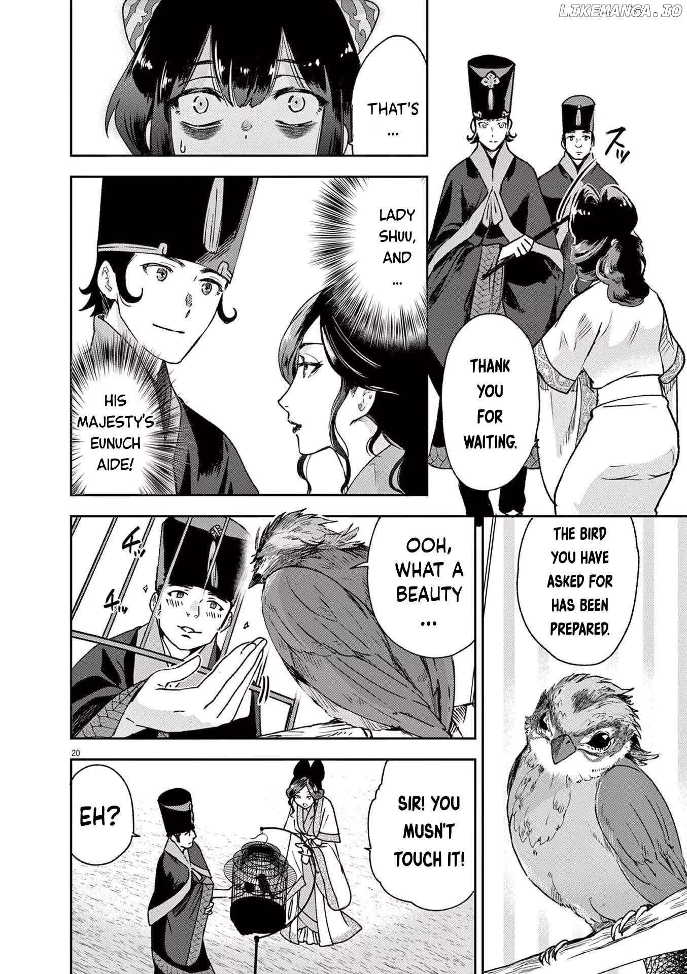 Ansatsu Koukyuu ~Ansatsu Nyokan Karin wa Yuttari Ikitai~ Chapter 2 - page 20