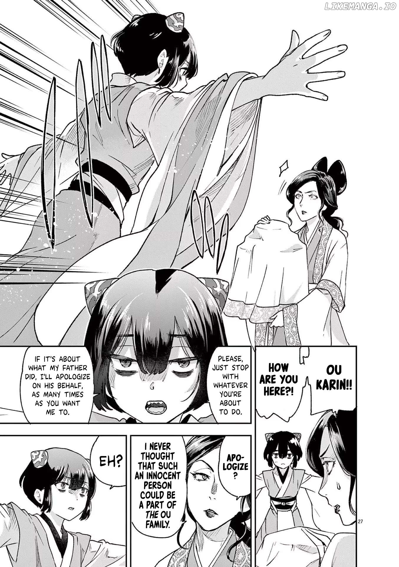 Ansatsu Koukyuu ~Ansatsu Nyokan Karin wa Yuttari Ikitai~ Chapter 2 - page 27