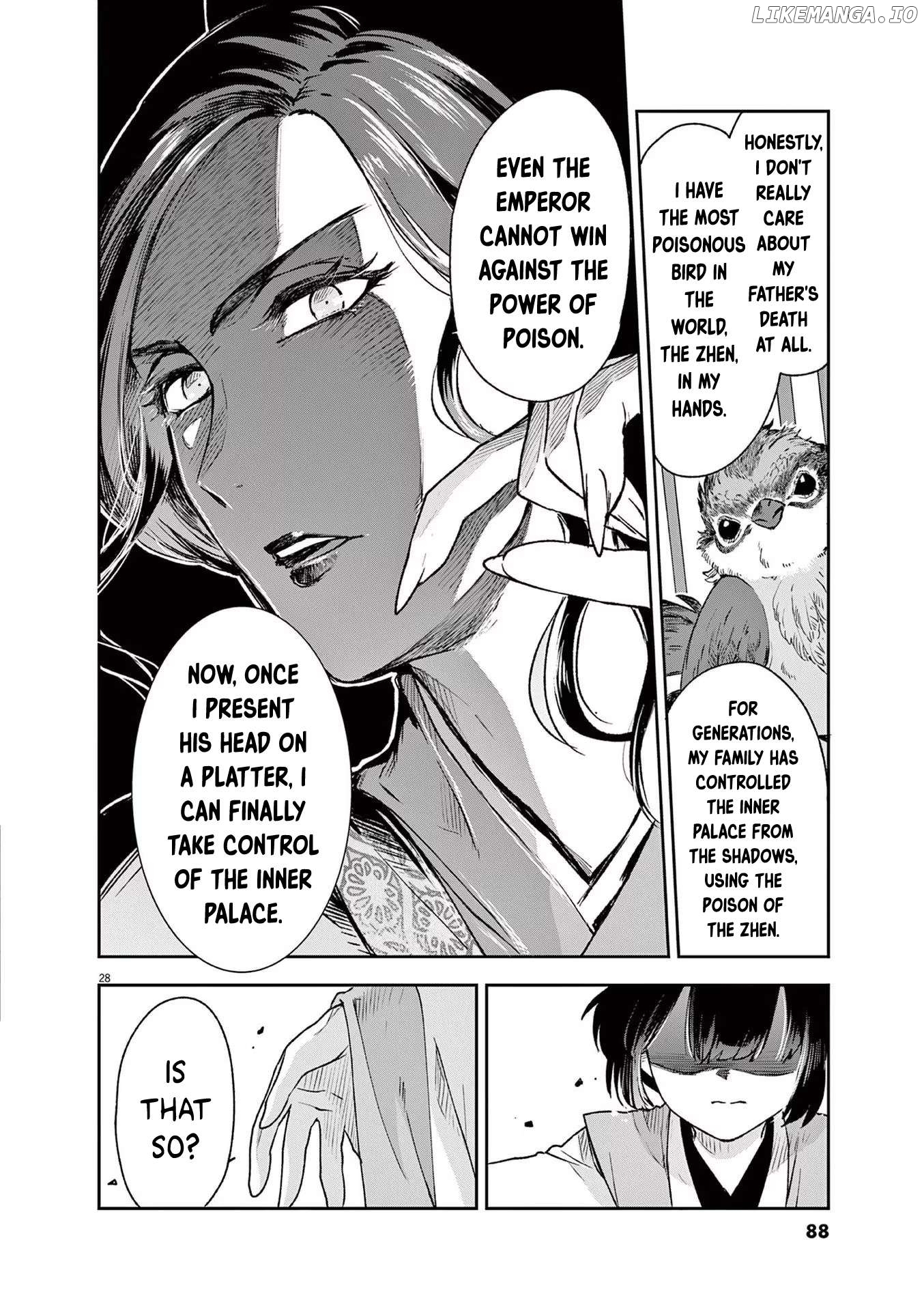 Ansatsu Koukyuu ~Ansatsu Nyokan Karin wa Yuttari Ikitai~ Chapter 2 - page 28