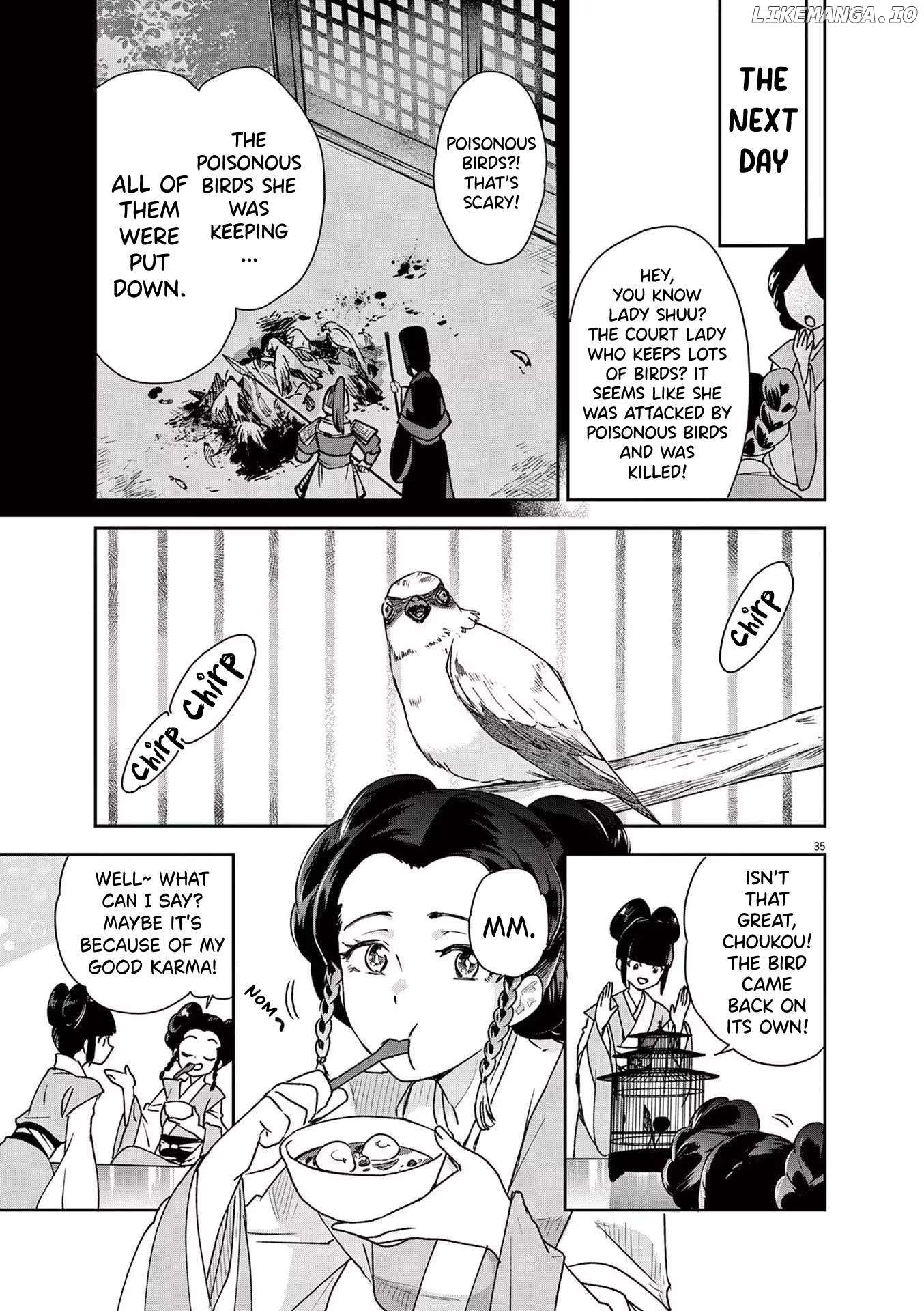 Ansatsu Koukyuu ~Ansatsu Nyokan Karin wa Yuttari Ikitai~ Chapter 2 - page 33