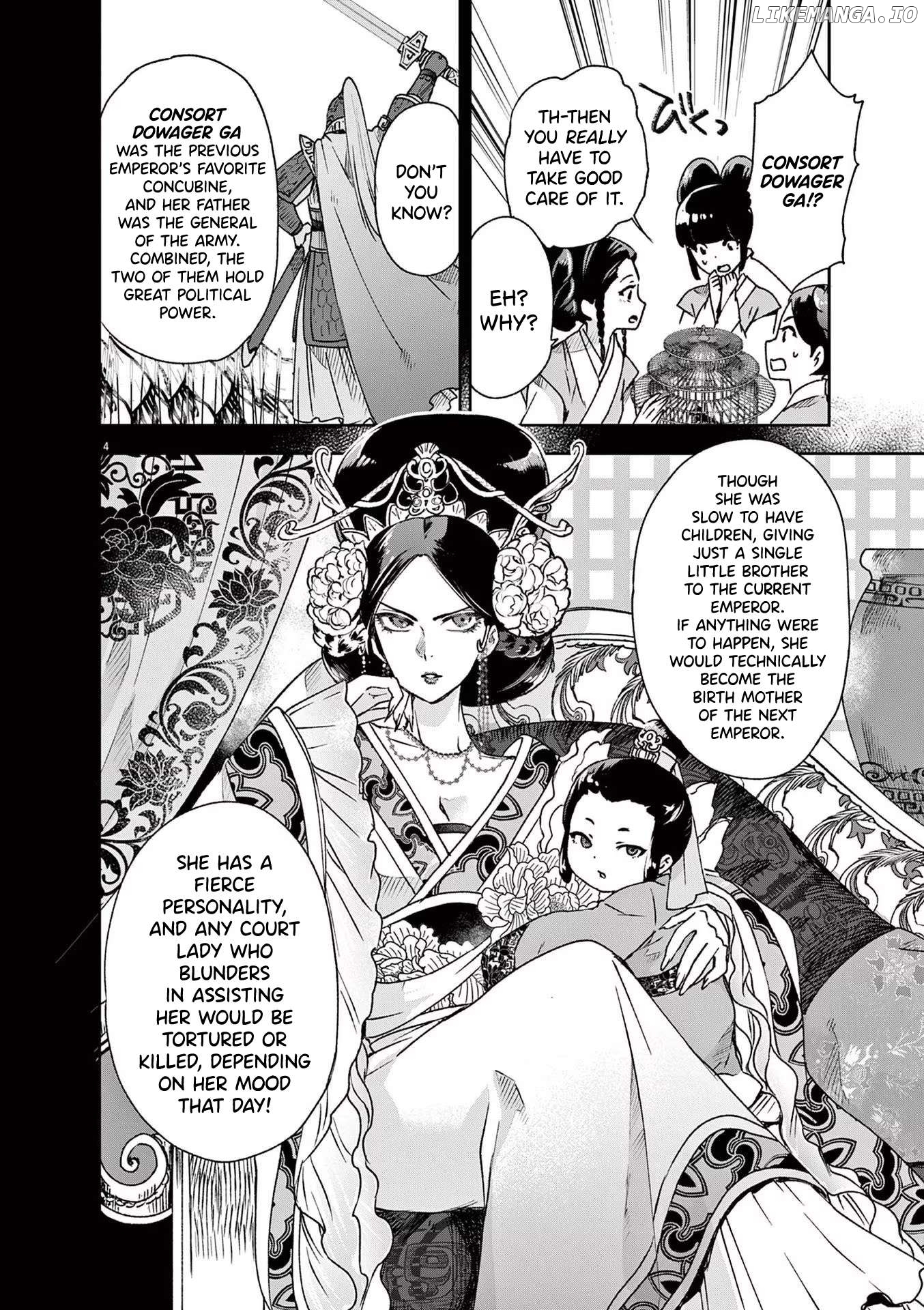 Ansatsu Koukyuu ~Ansatsu Nyokan Karin wa Yuttari Ikitai~ Chapter 2 - page 4