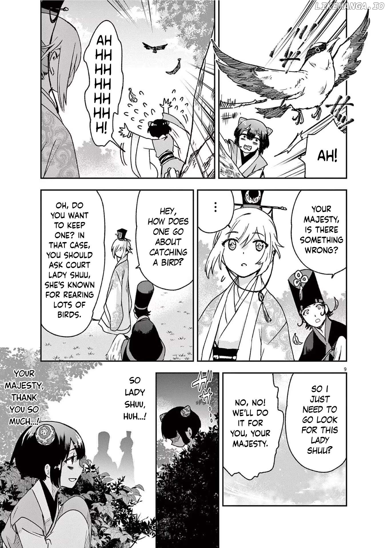 Ansatsu Koukyuu ~Ansatsu Nyokan Karin wa Yuttari Ikitai~ Chapter 2 - page 9