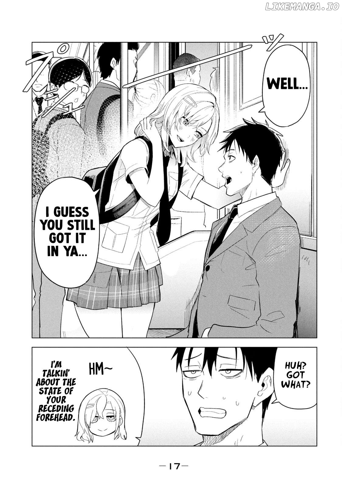 Asa no Tsuukin Densha de, Yatara to Hanashikakete Kuru Joshikousei. Chapter 1 - page 19