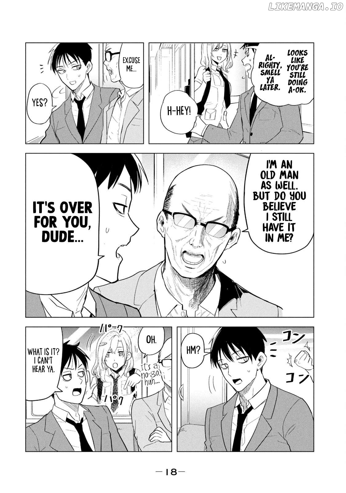 Asa no Tsuukin Densha de, Yatara to Hanashikakete Kuru Joshikousei. Chapter 1 - page 20