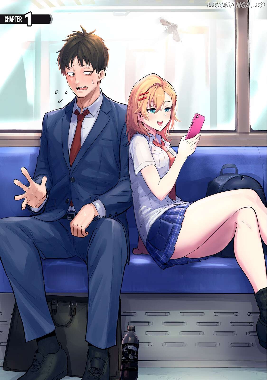 Asa no Tsuukin Densha de, Yatara to Hanashikakete Kuru Joshikousei. Chapter 1 - page 5