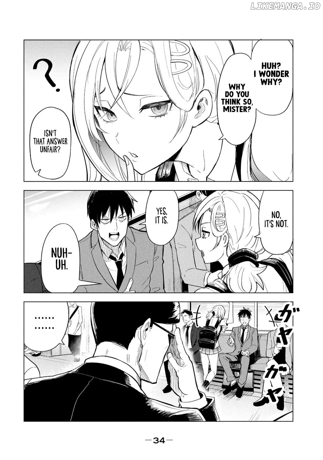 Asa no Tsuukin Densha de, Yatara to Hanashikakete Kuru Joshikousei. Chapter 2 - page 12